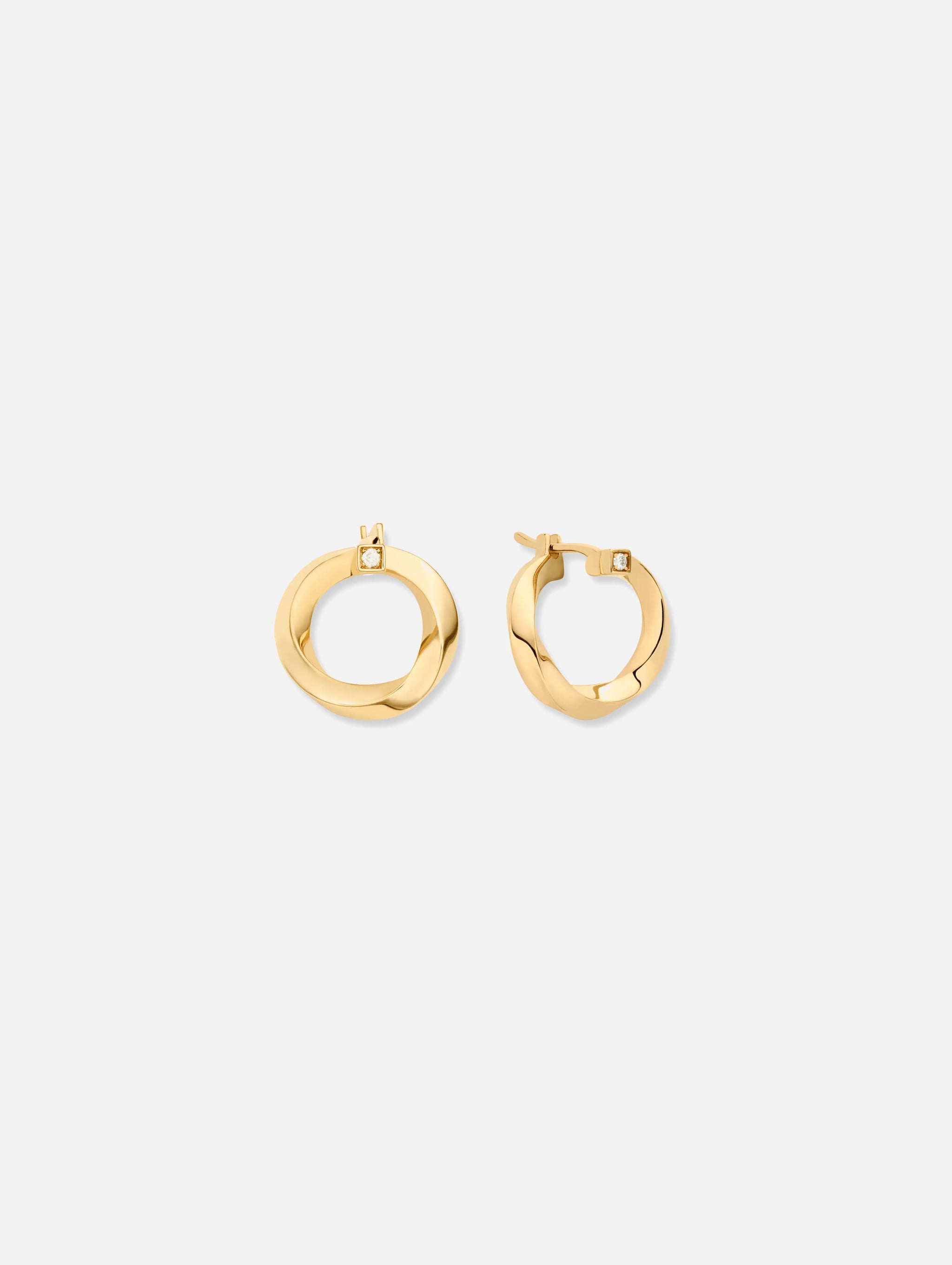 Gold Thread Earrings in Yellow Gold - Nouvel Heritage - Nouvel Heritage