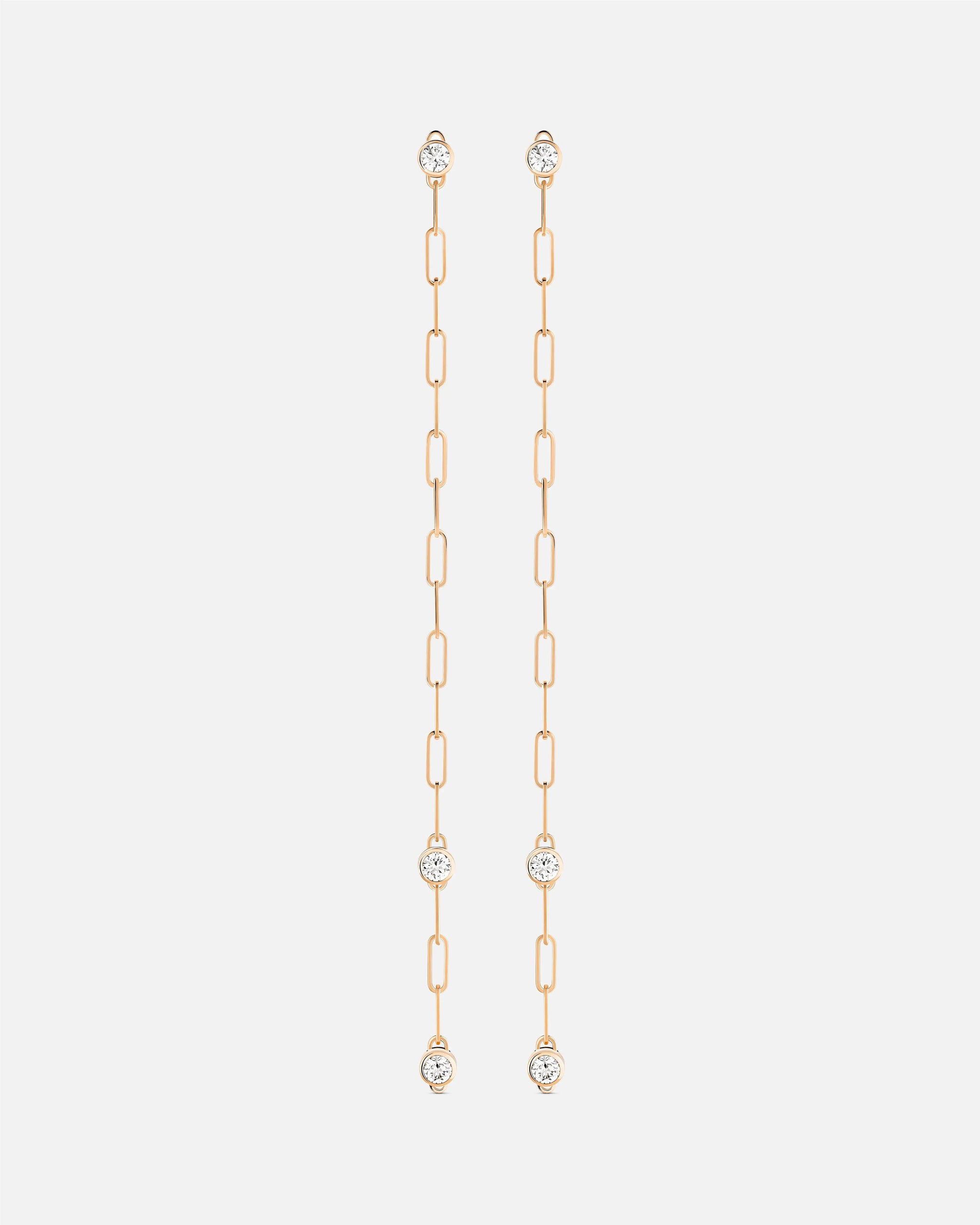 Round Trio GM Classics Earrings in Rose Gold - 1 - Nouvel Heritage