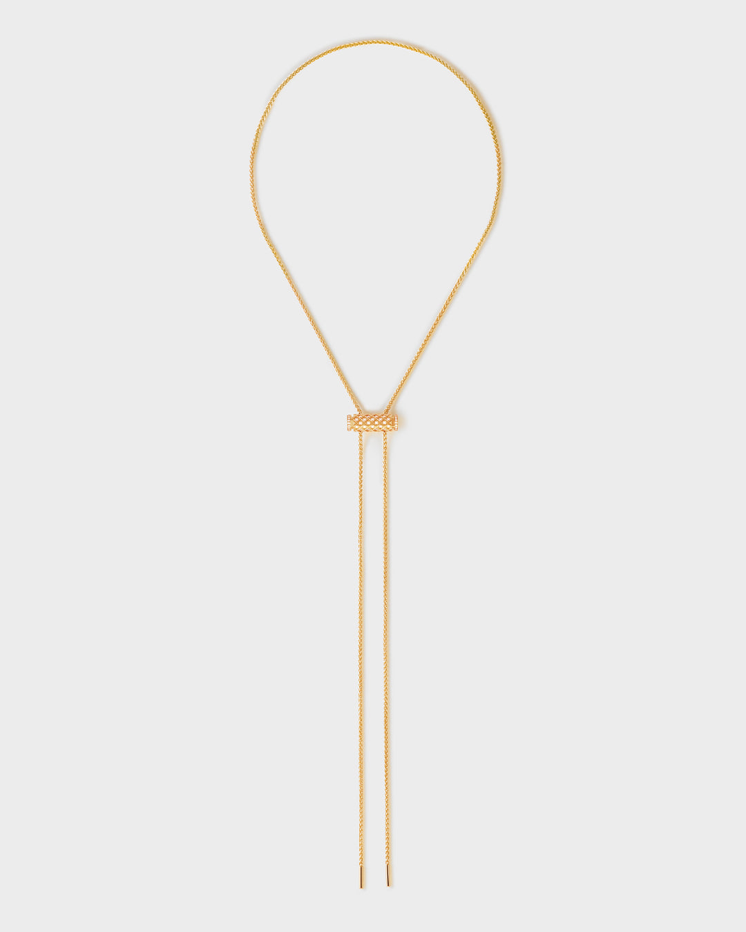 Diamond Latch Pendant on GM Chain in Yellow Gold