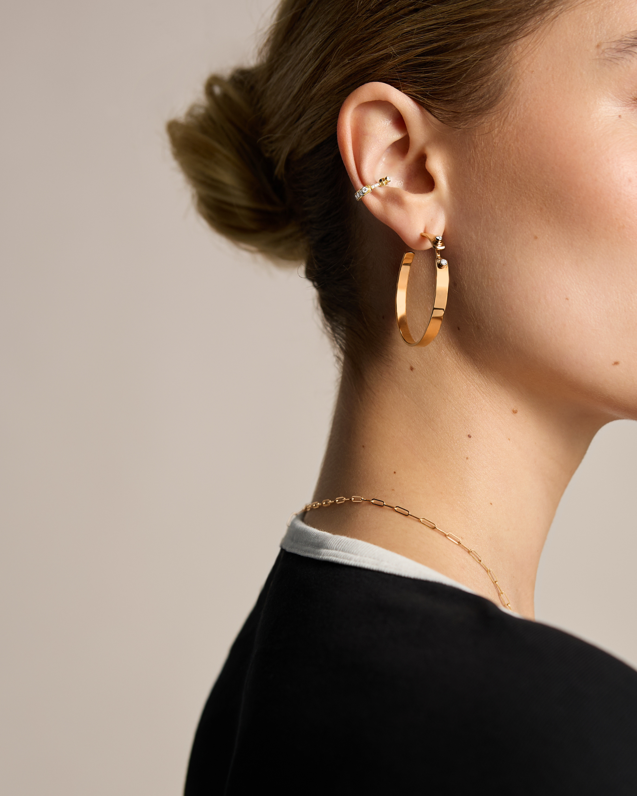 Monday Morning Mood Hoops in Rose Gold