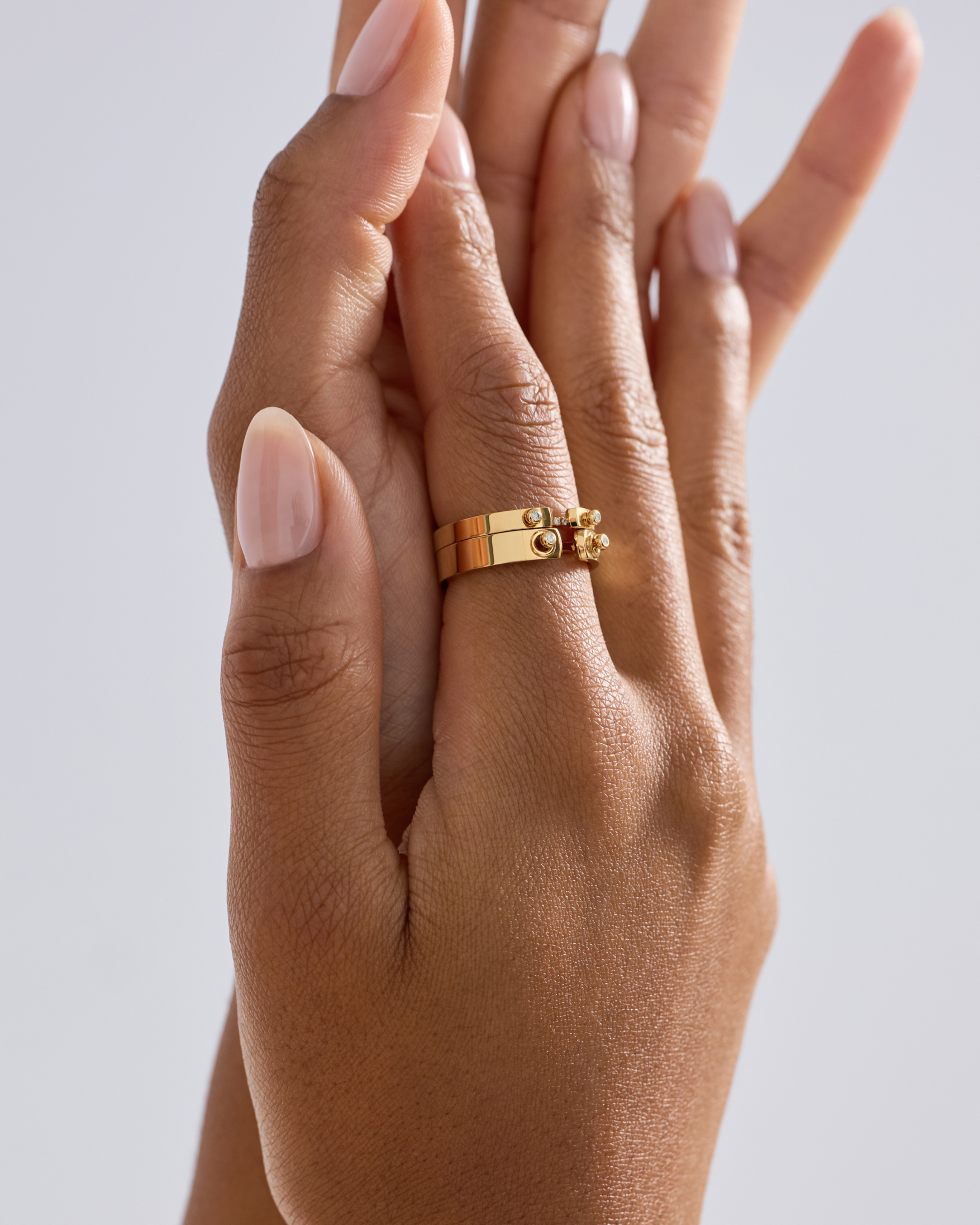 Monday Morning Mood Ring in Yellow Gold