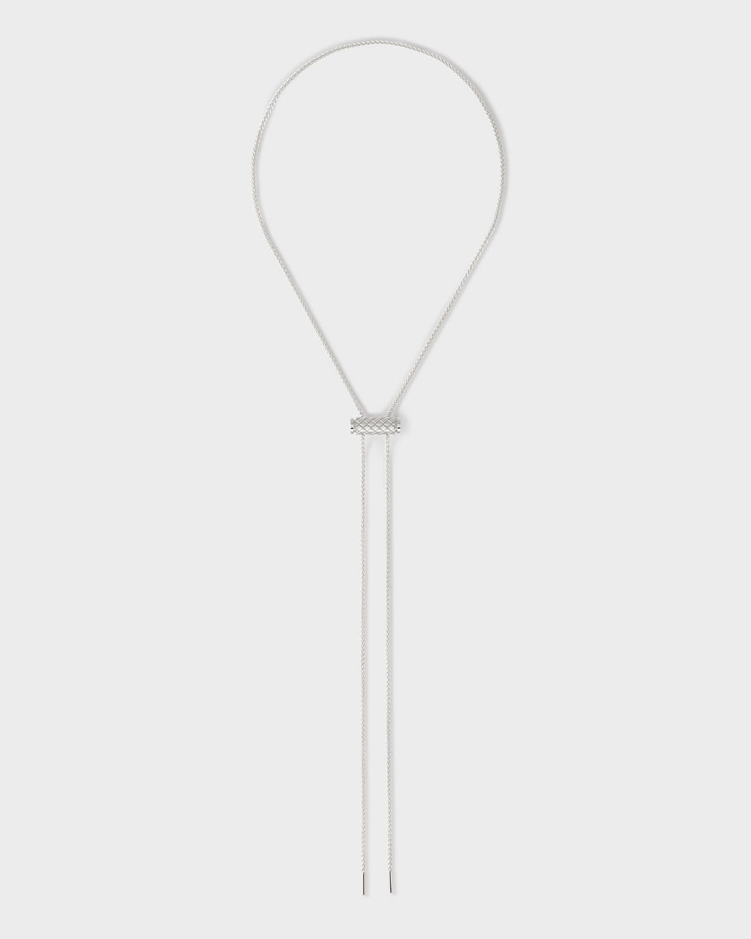 Gold Latch Pendant on GM Chain in White Gold