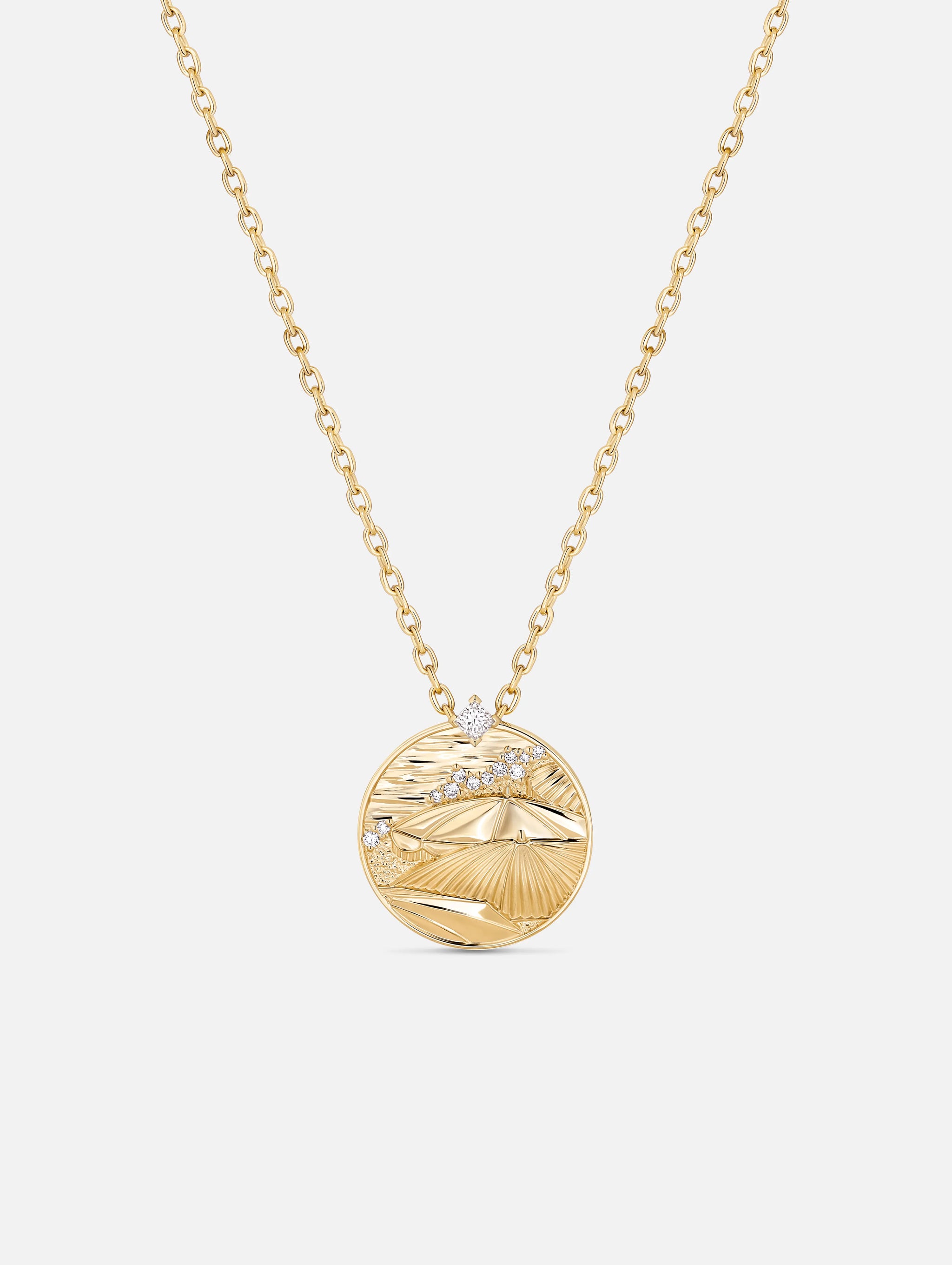 Cannes Medallion in Yellow Gold - 1 - Nouvel Heritage