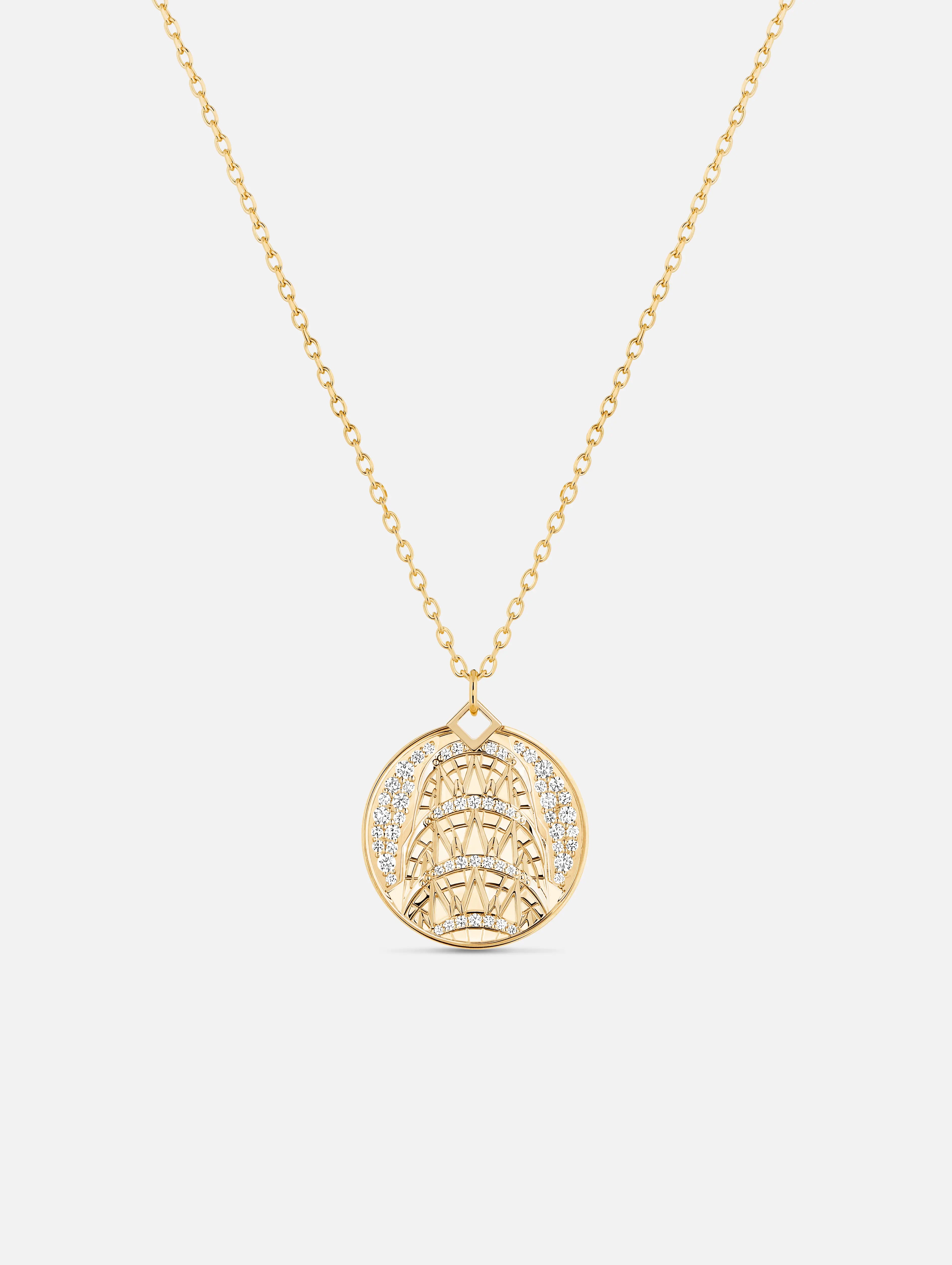 Chrysler Medallion in Yellow Gold