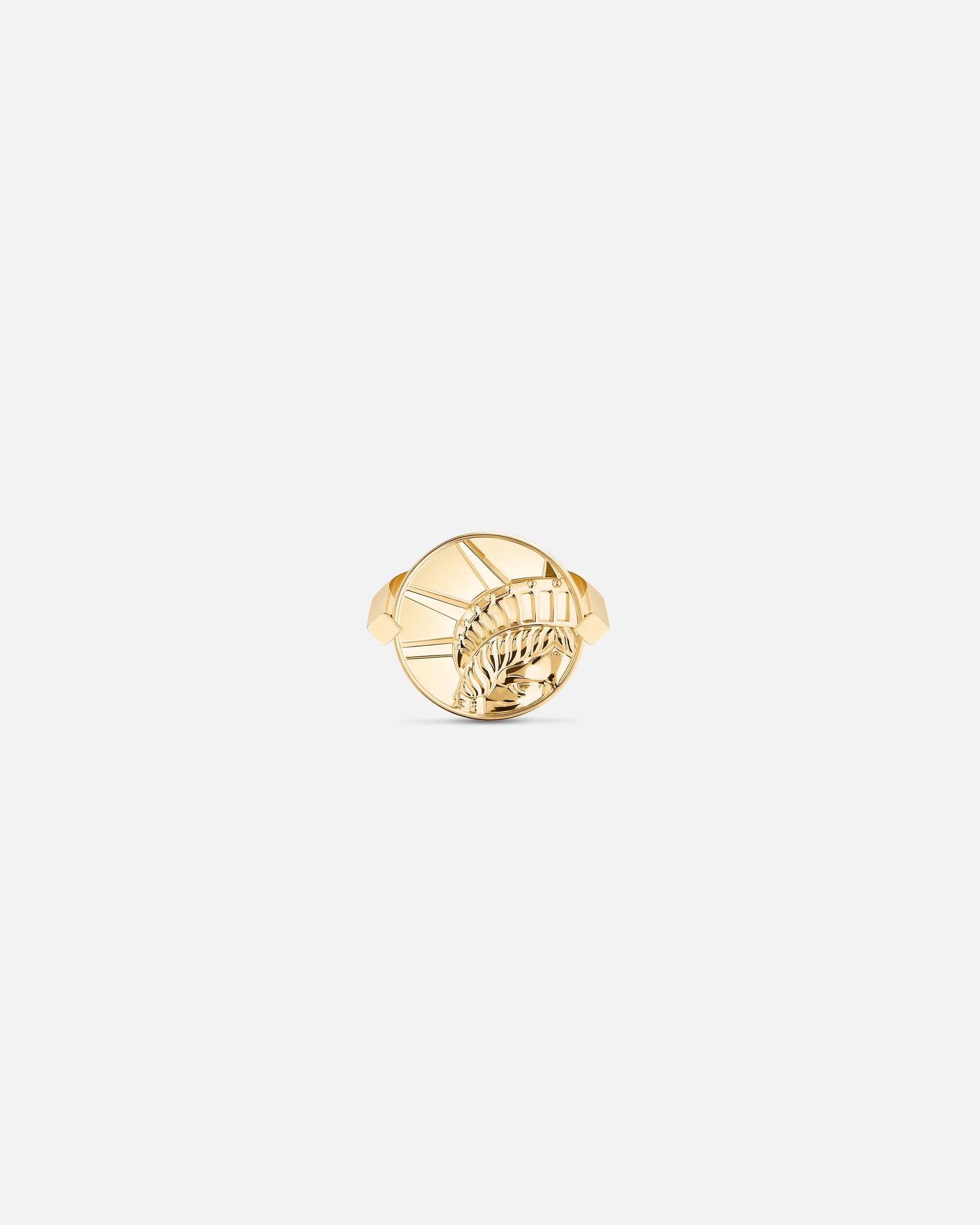 Statue of Liberty PM Ring in Yellow Gold