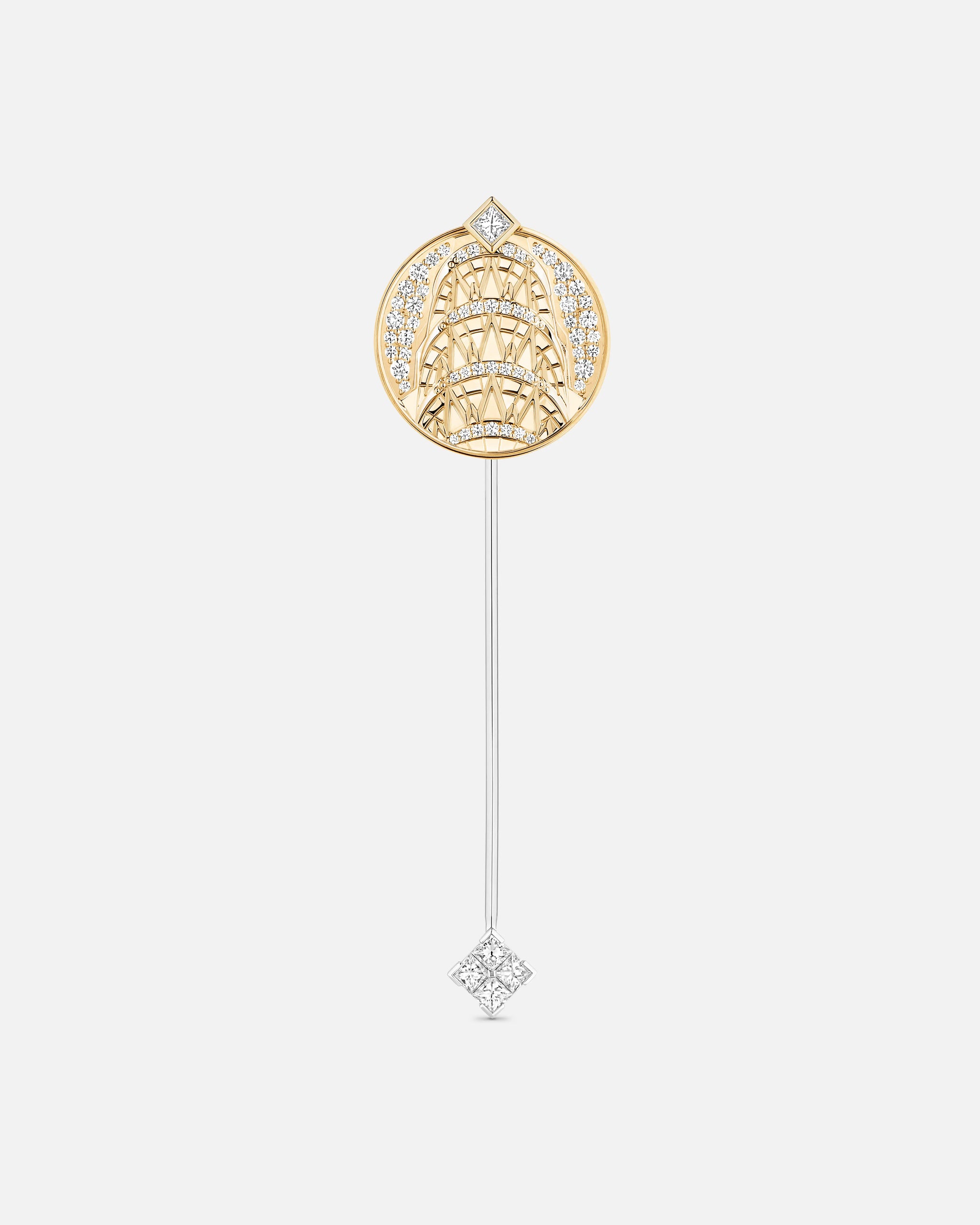 Chrysler Tie Pin in Yellow Gold - Nouvel Heritage - Nouvel Heritage