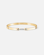 Bracelet Mood Baby Blue en Or Jaune