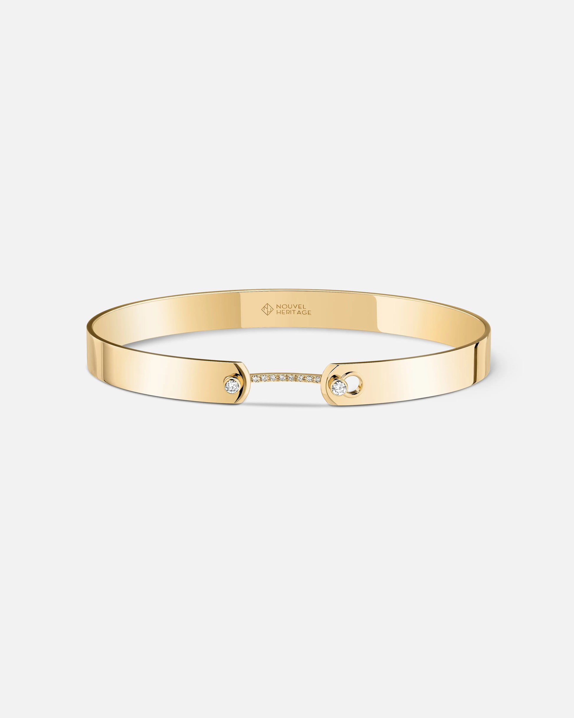Business Meeting GM Mood Bangle in Yellow Gold