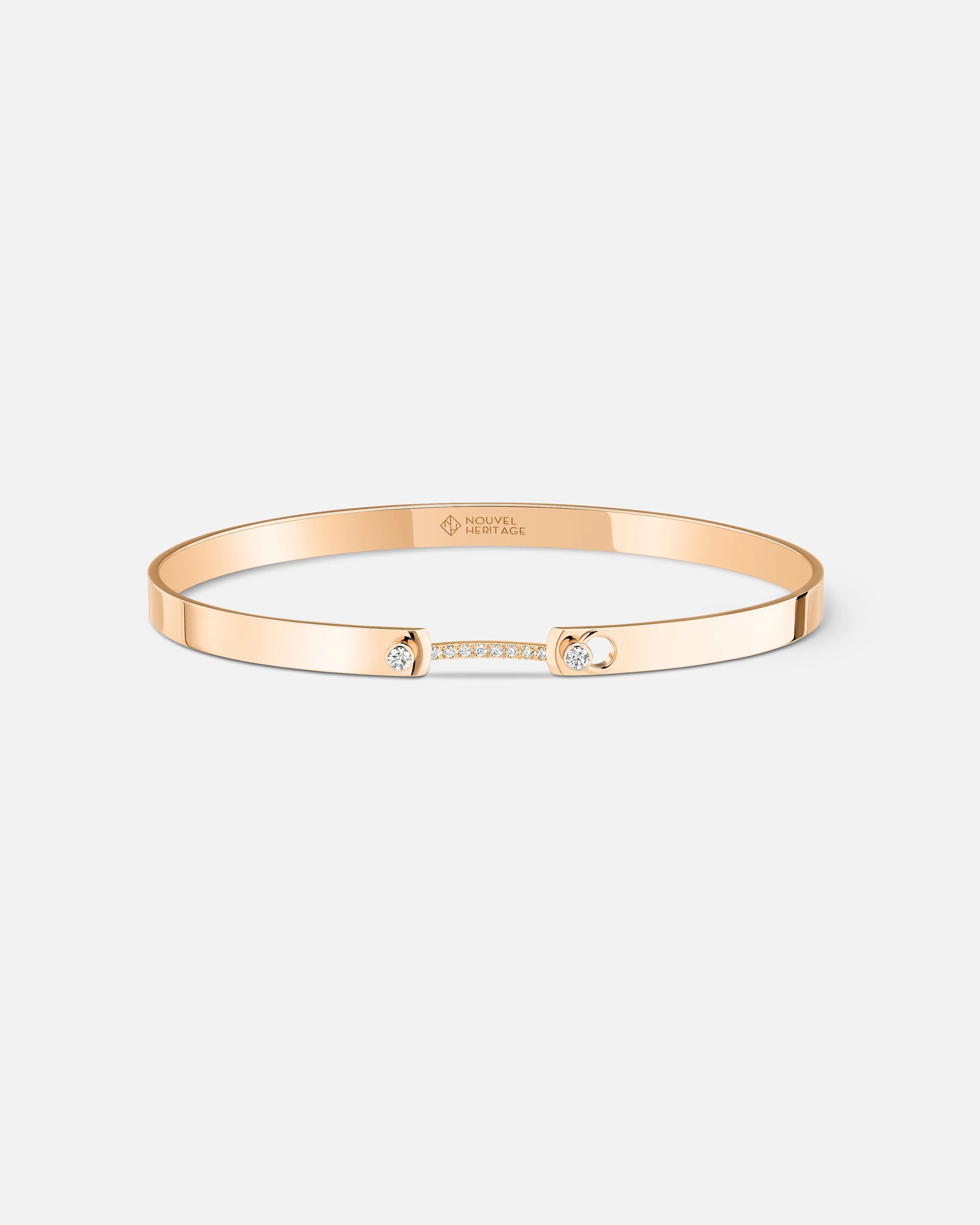 Business Meeting Mood Bangle in Rose Gold