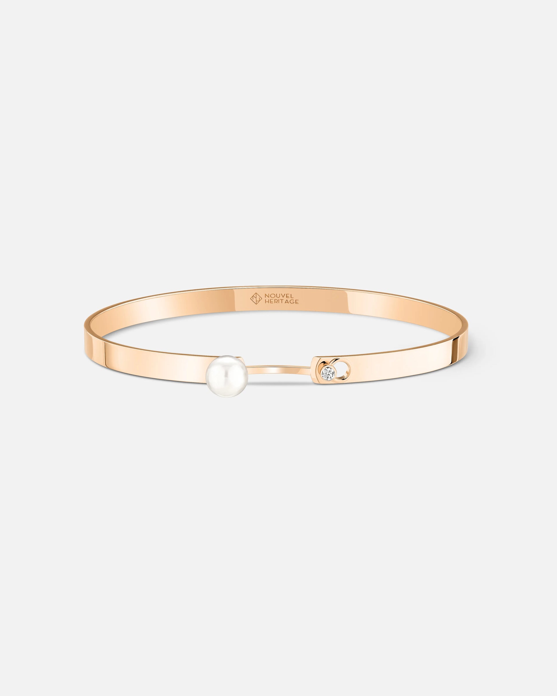 Lunch With Mom Mood Bangle in Rose Gold