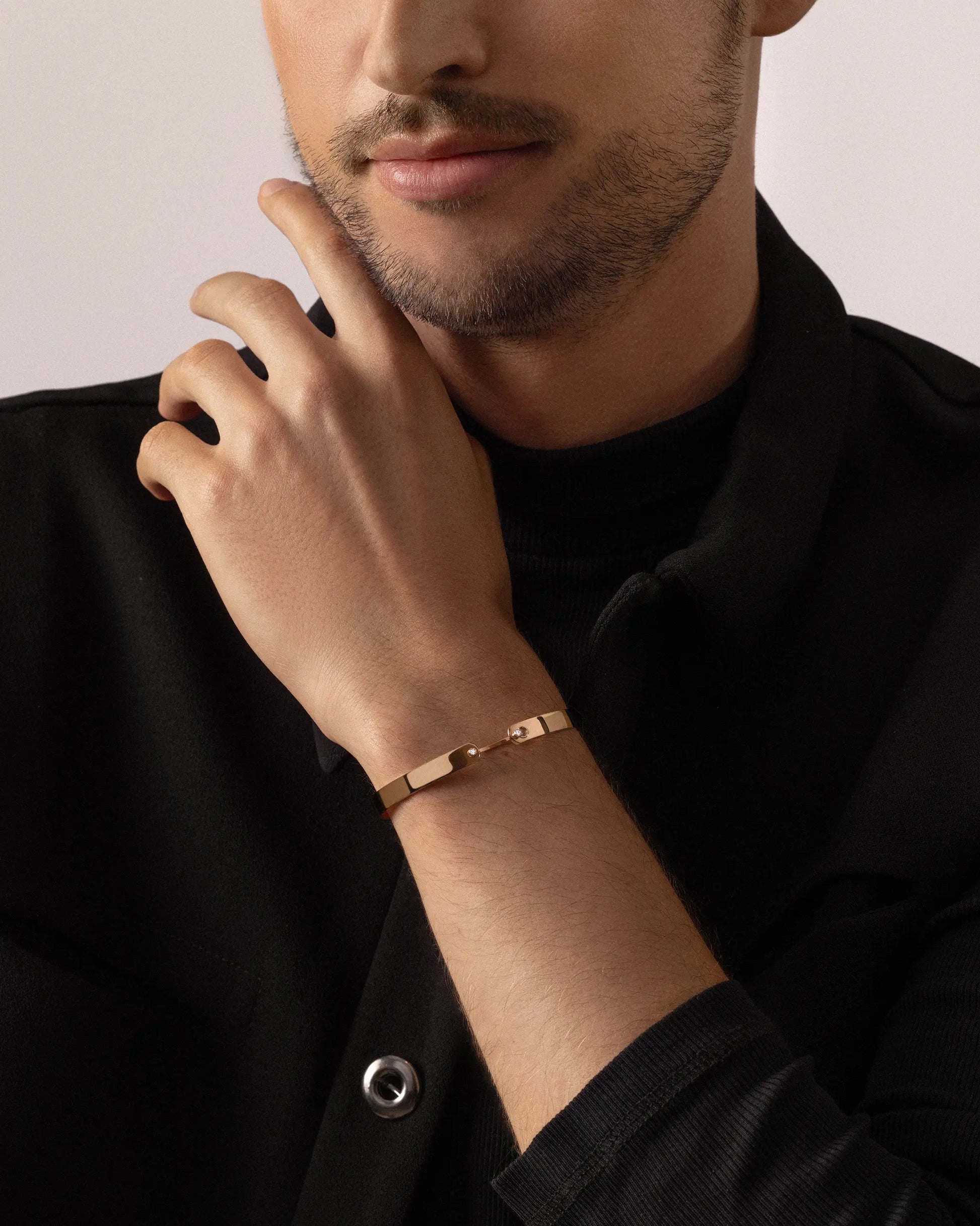Monday Morning GM Mood Bangle in Rose Gold