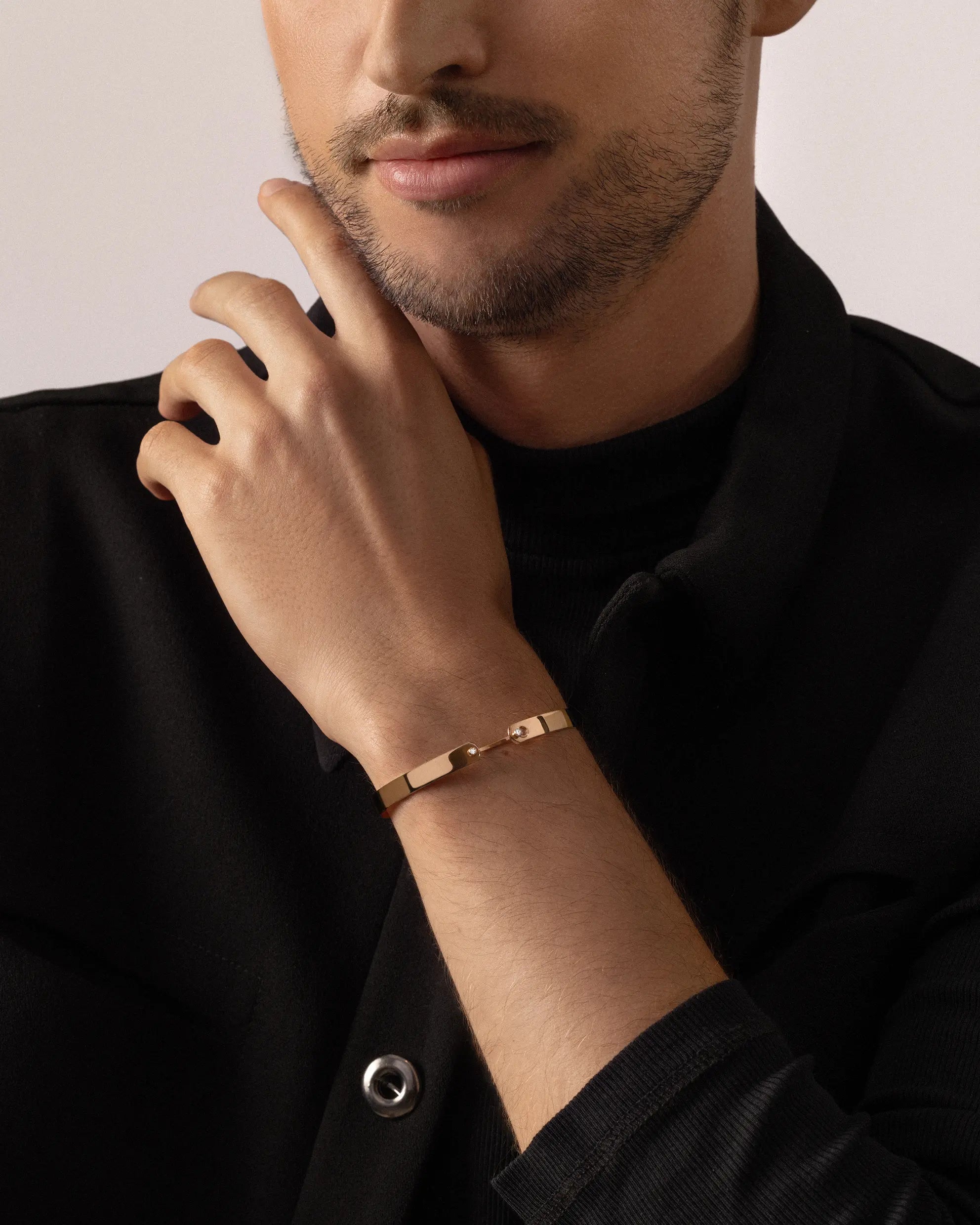 Monday Morning GM Mood Bangle in Rose Gold