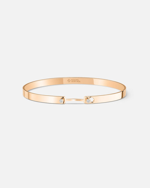 Monday Morning Mood Bangle in Rose Gold