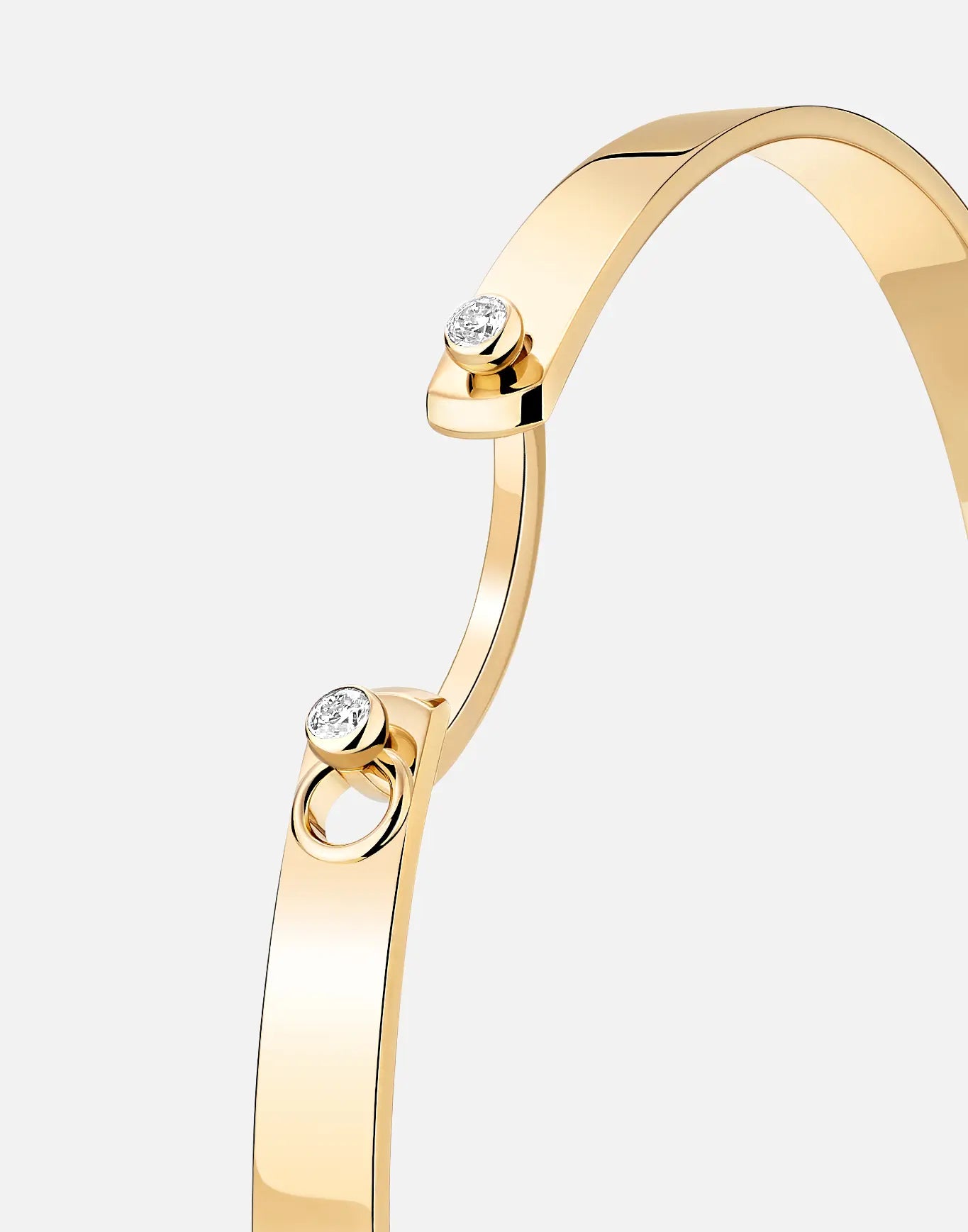 Monday Morning Mood Bangle in Yellow Gold