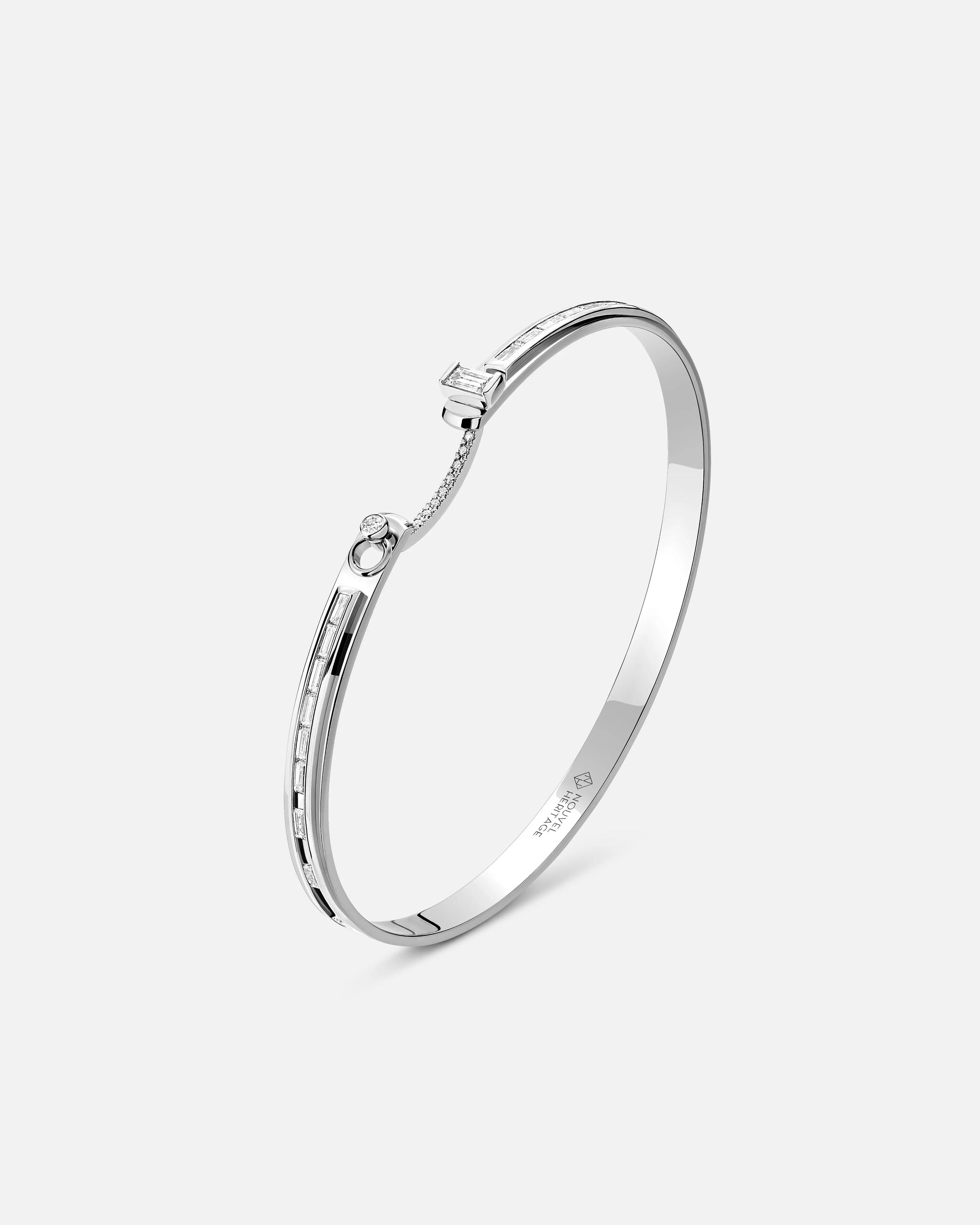 My Best Friend's Wedding Mood Bangle in White Gold - 1 - Nouvel Heritage