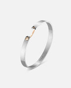Bracelet Mood Paris From The Sky GM en Or Rose et Diamant Noir