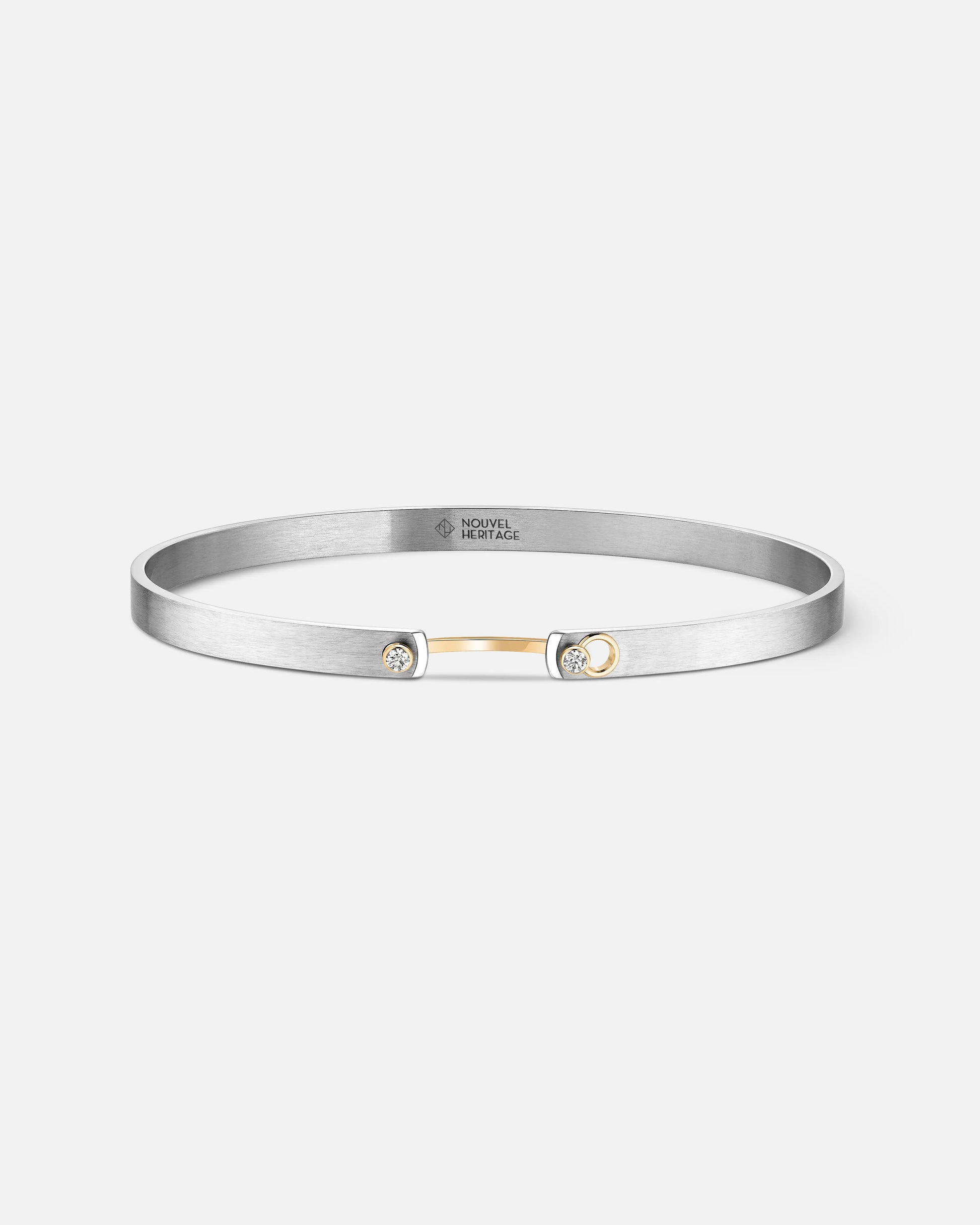 Paris From The Sky Mood Bangle in Yellow Gold