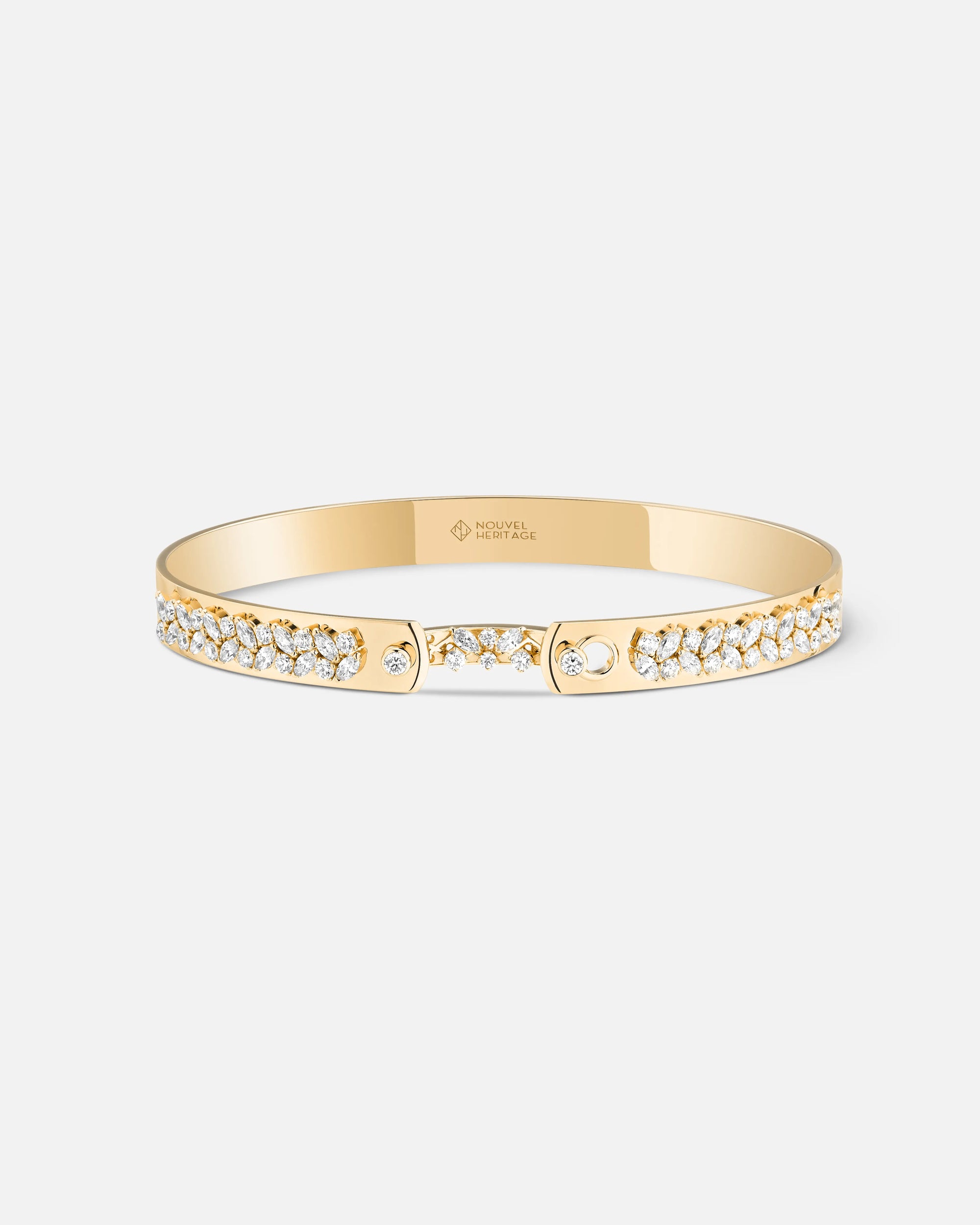 Soirée Mood Bangle in Yellow Gold