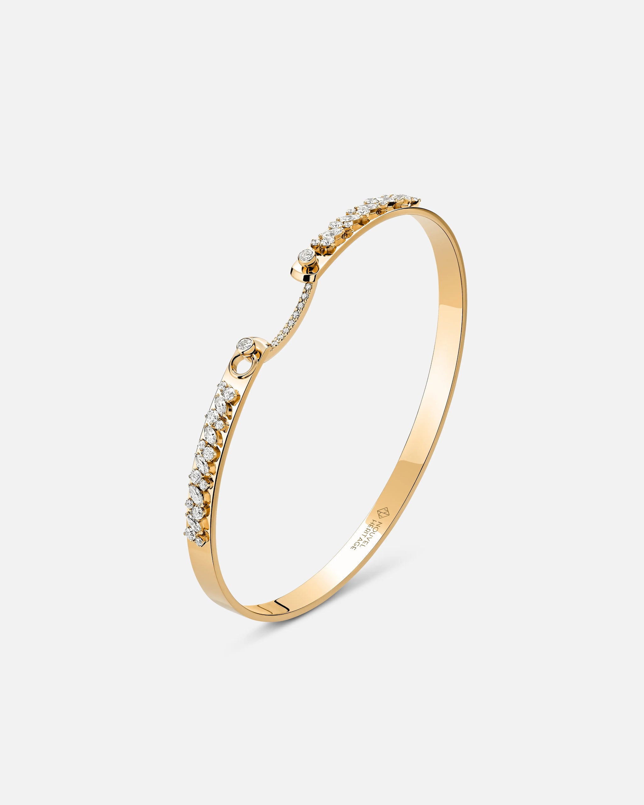 Under the Stars Mood Bangle in Yellow Gold - 1 - Nouvel Heritage