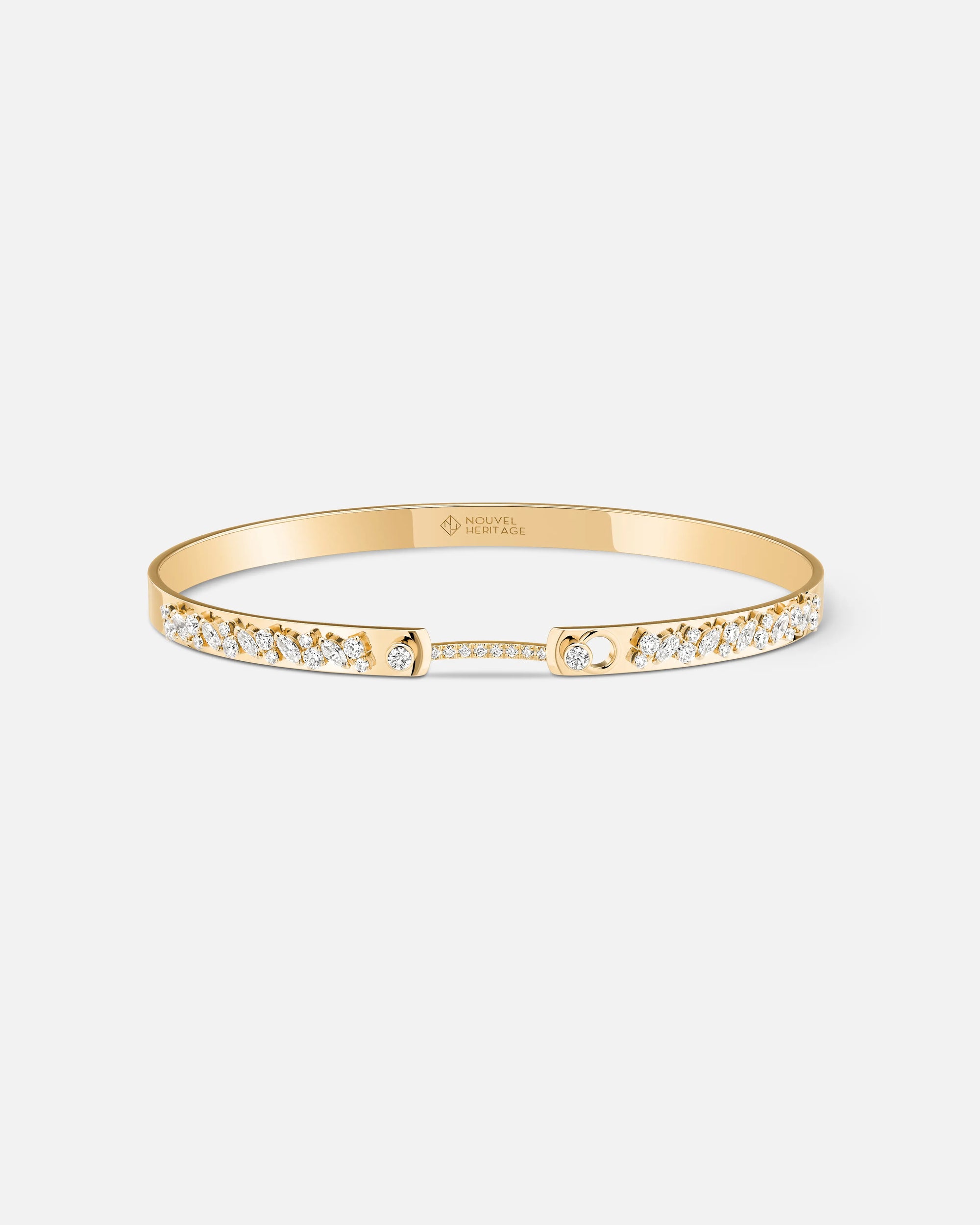 Under the Stars Mood Bangle in Yellow Gold