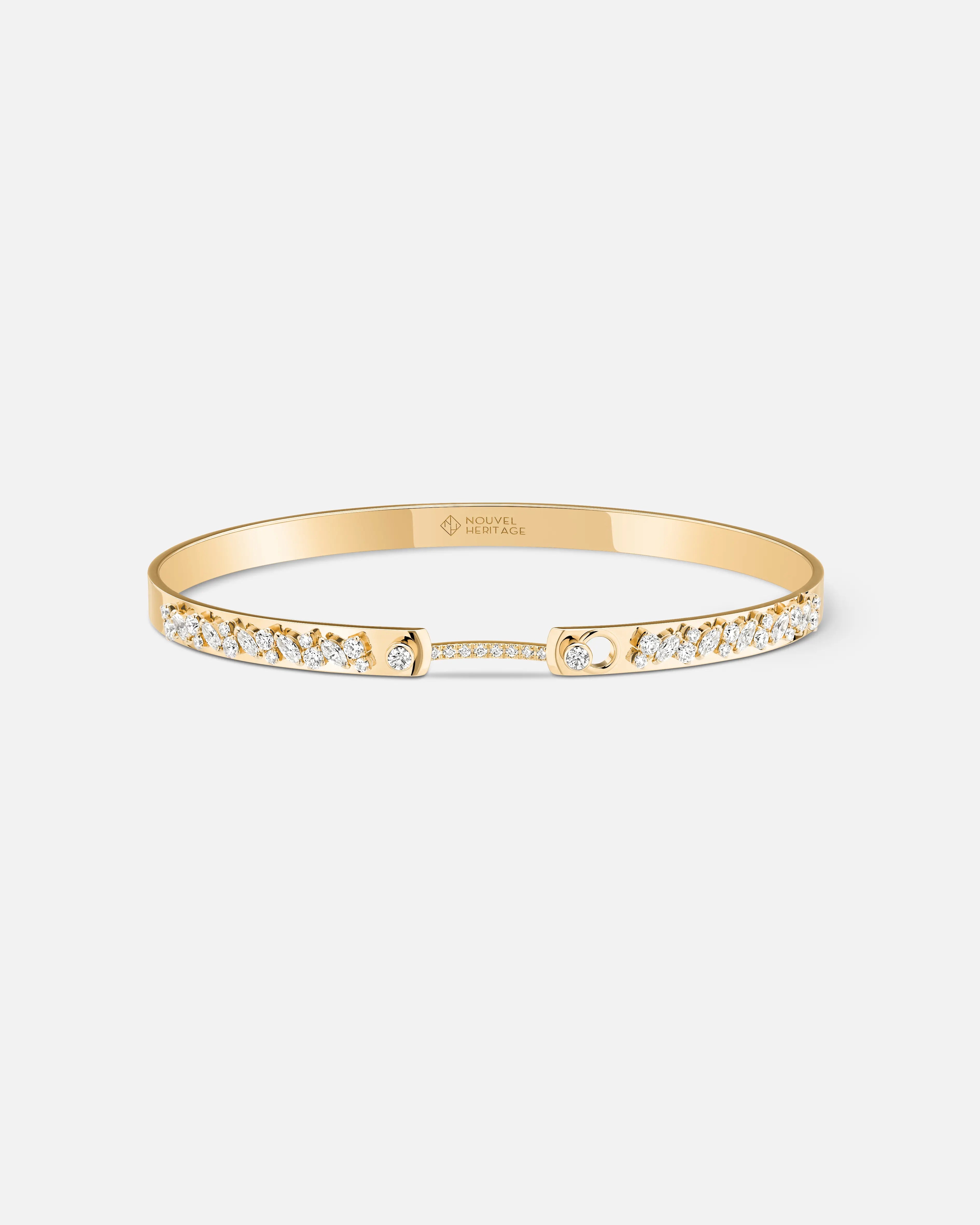 Under the Stars Mood Bangle in Yellow Gold