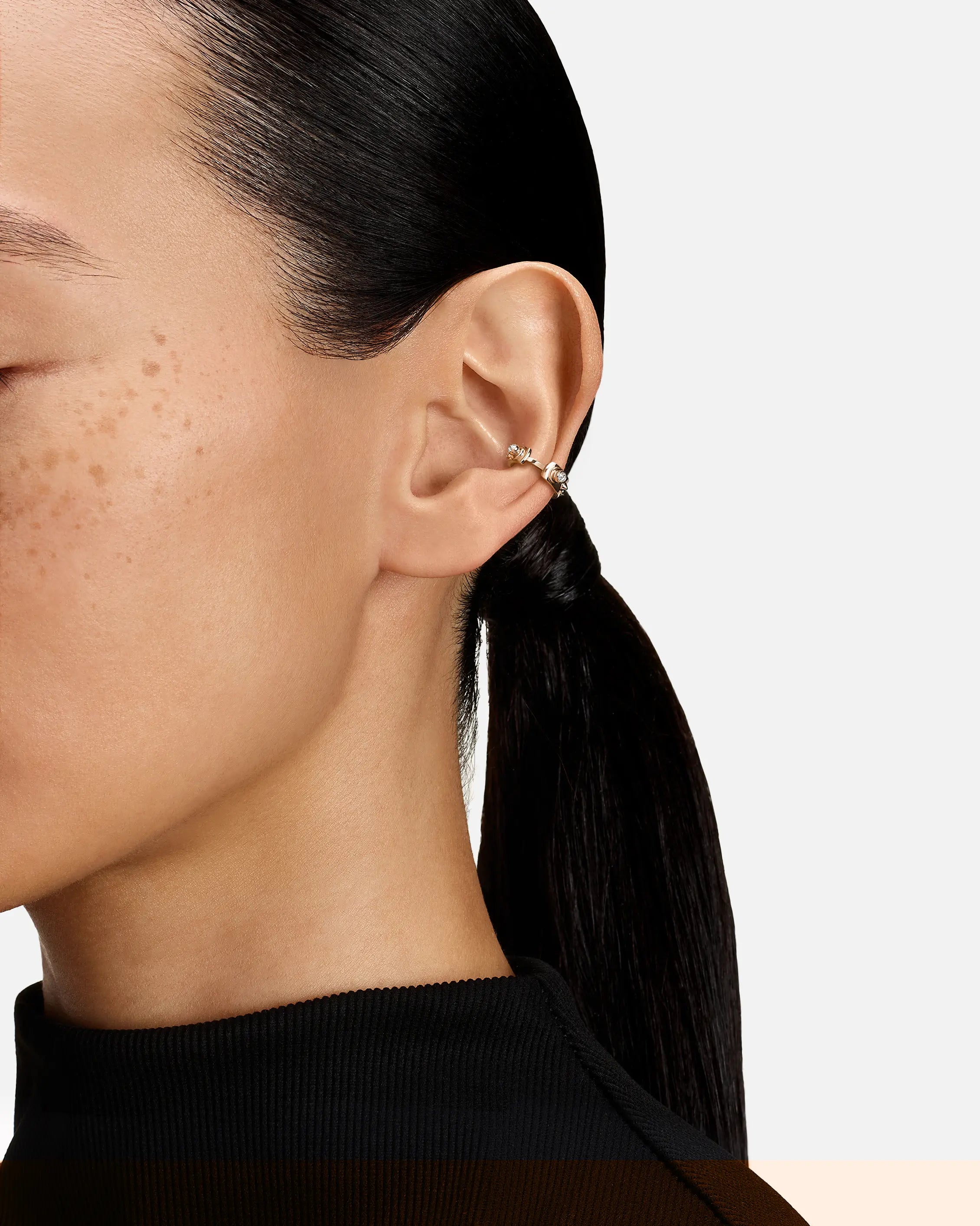 Brunch in NY Ear Cuff in Rose Gold