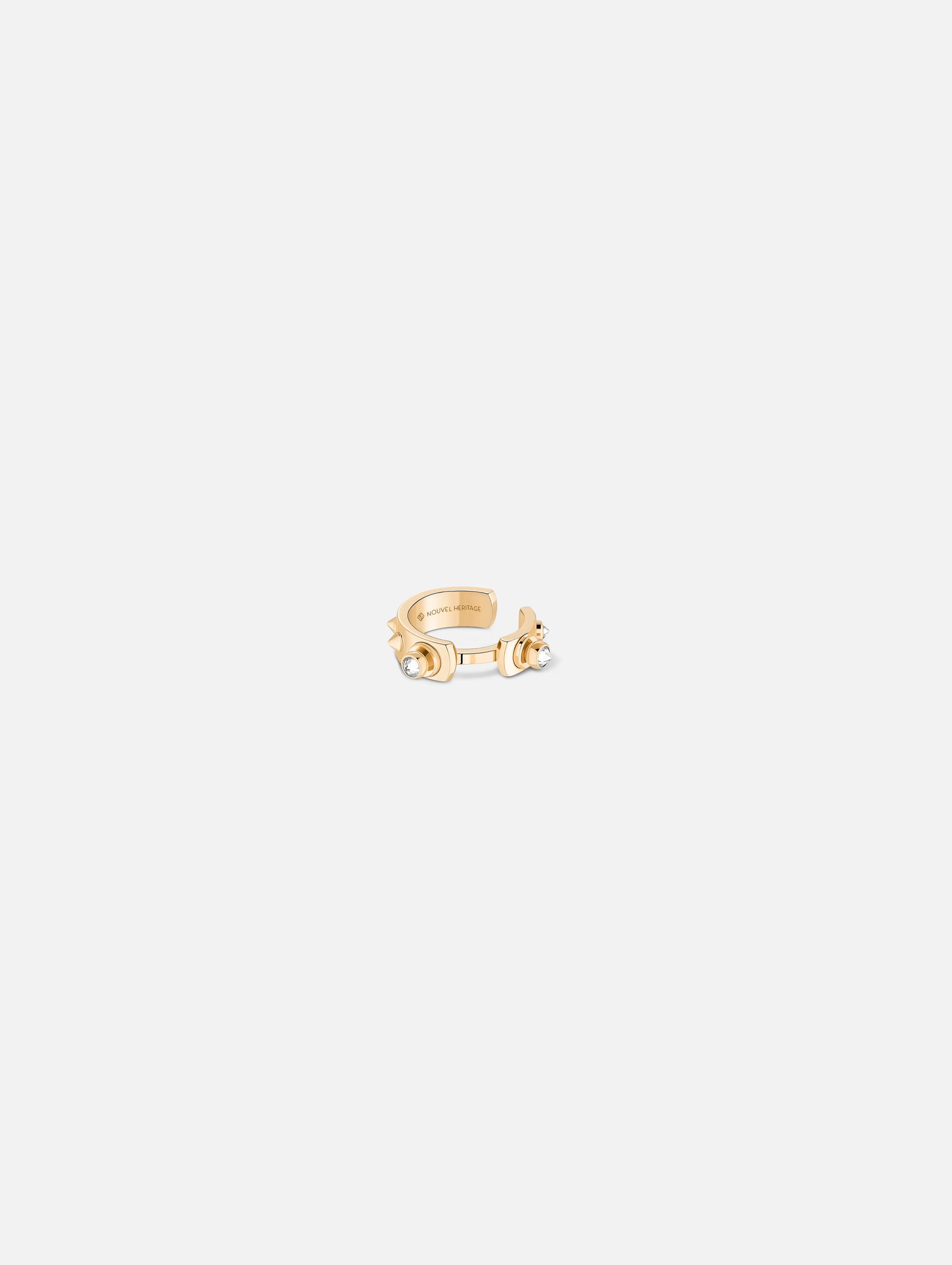 Brunch in NY Ear Cuff in Yellow Gold