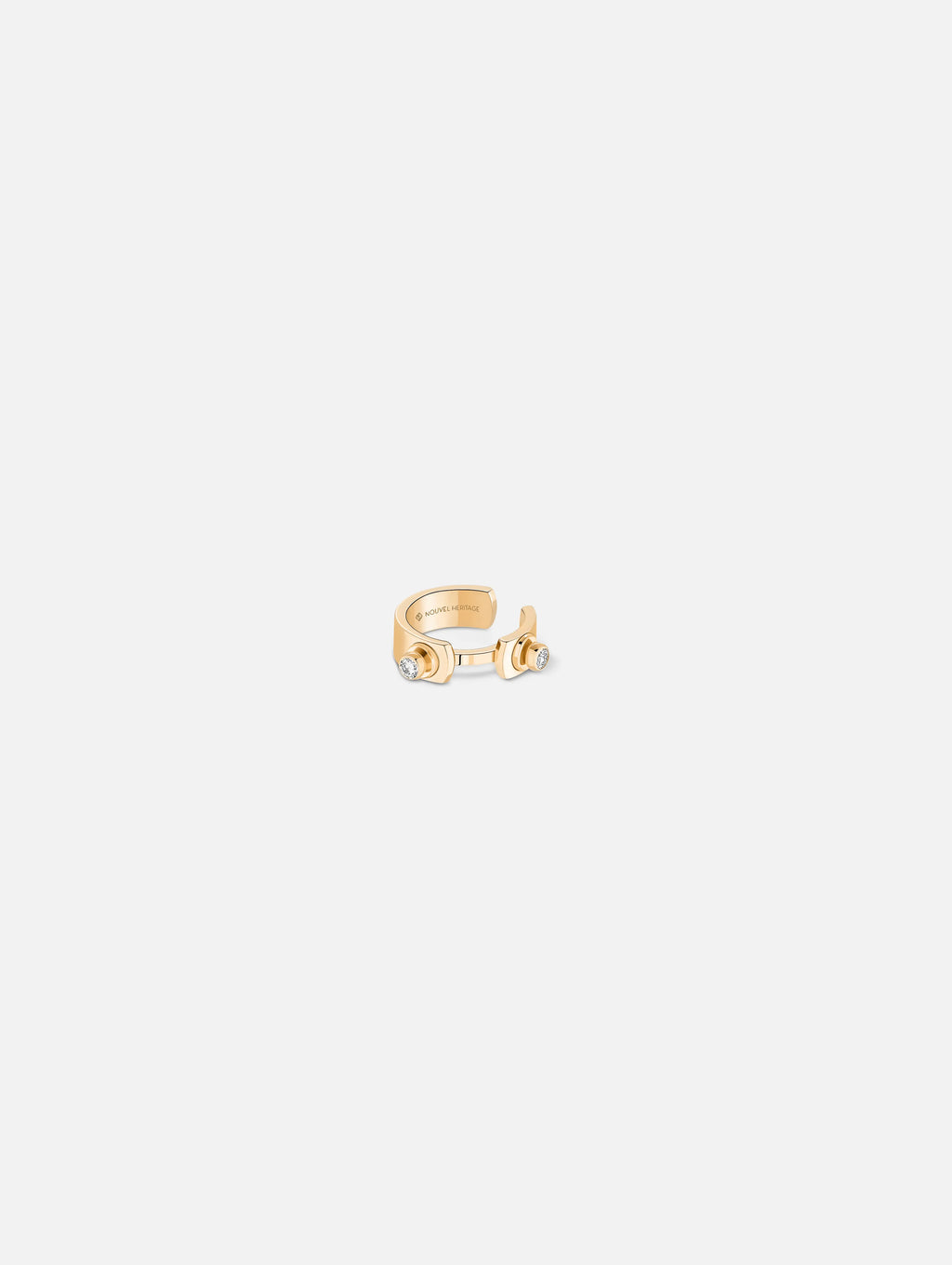 Monday Morning Ear Cuff in Yellow Gold