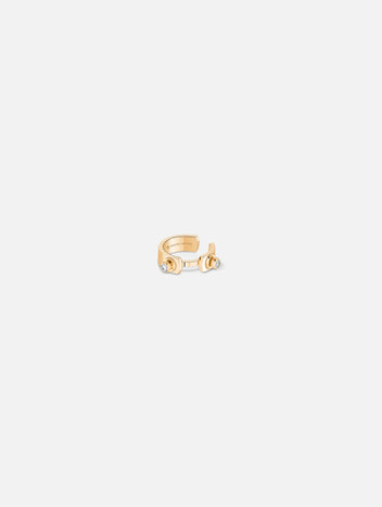 Monday Morning Ear Cuff in Yellow Gold