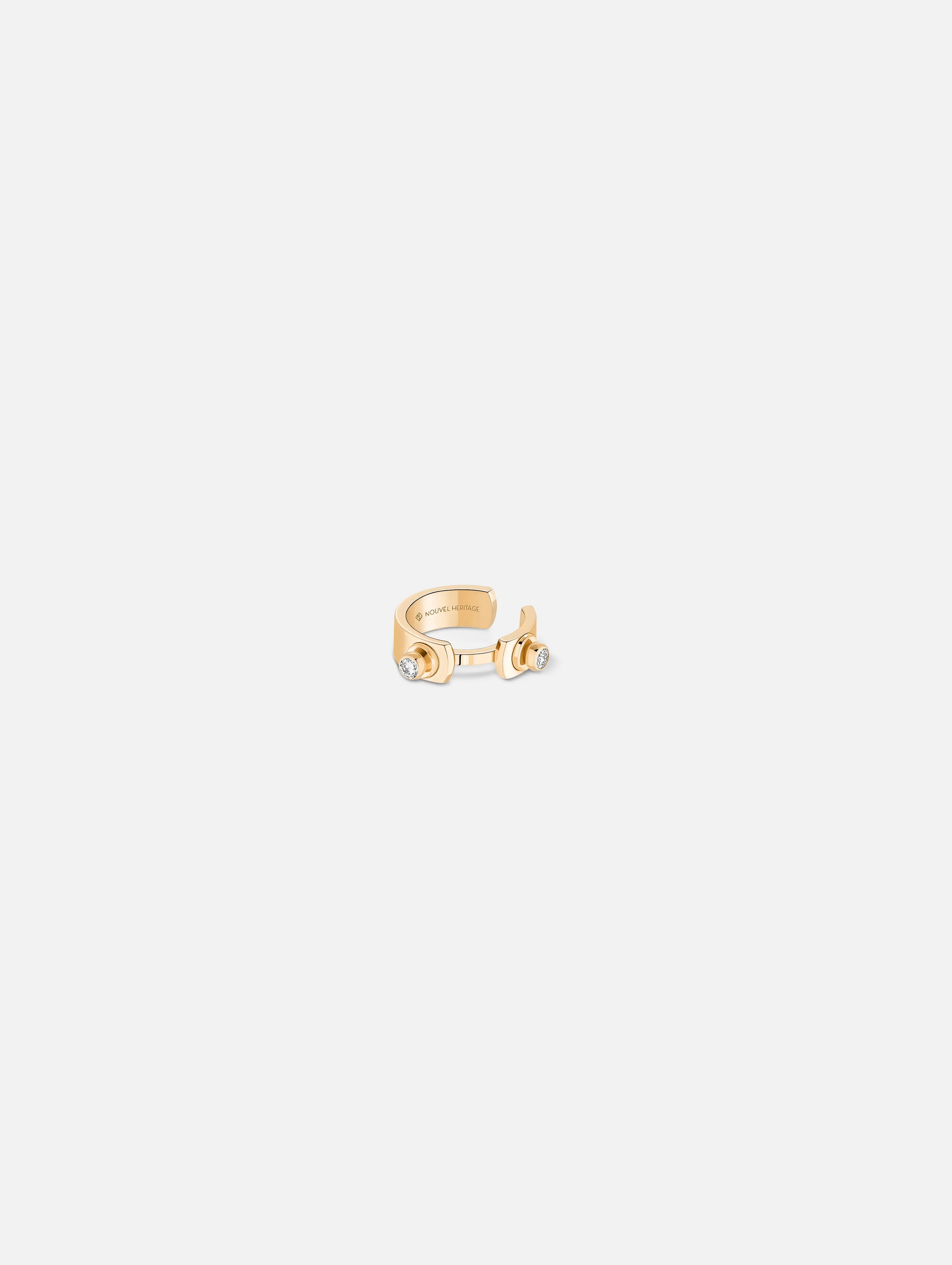 Monday Morning Ear Cuff in Yellow Gold