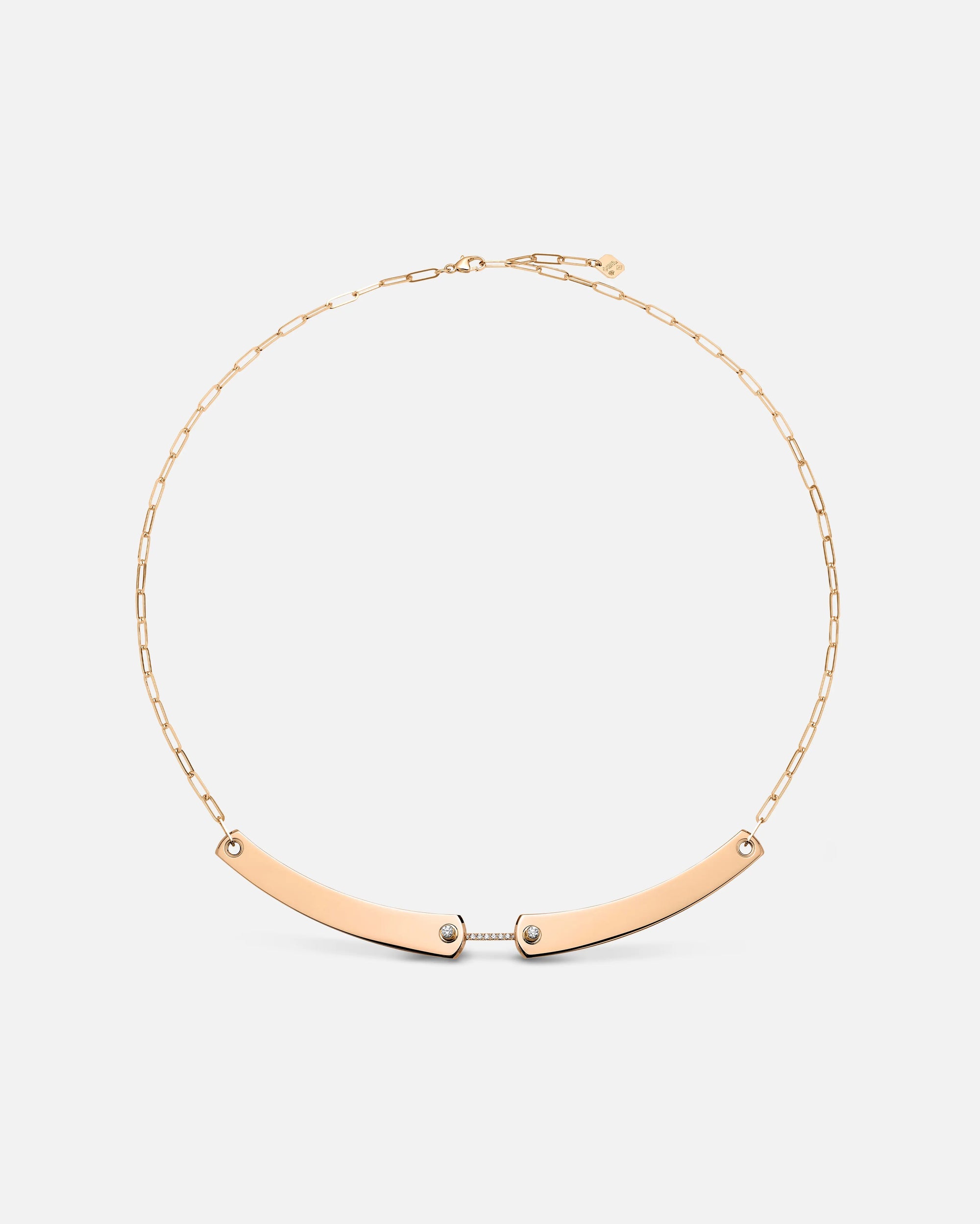 Business Meeting Mood Necklace in Rose Gold
