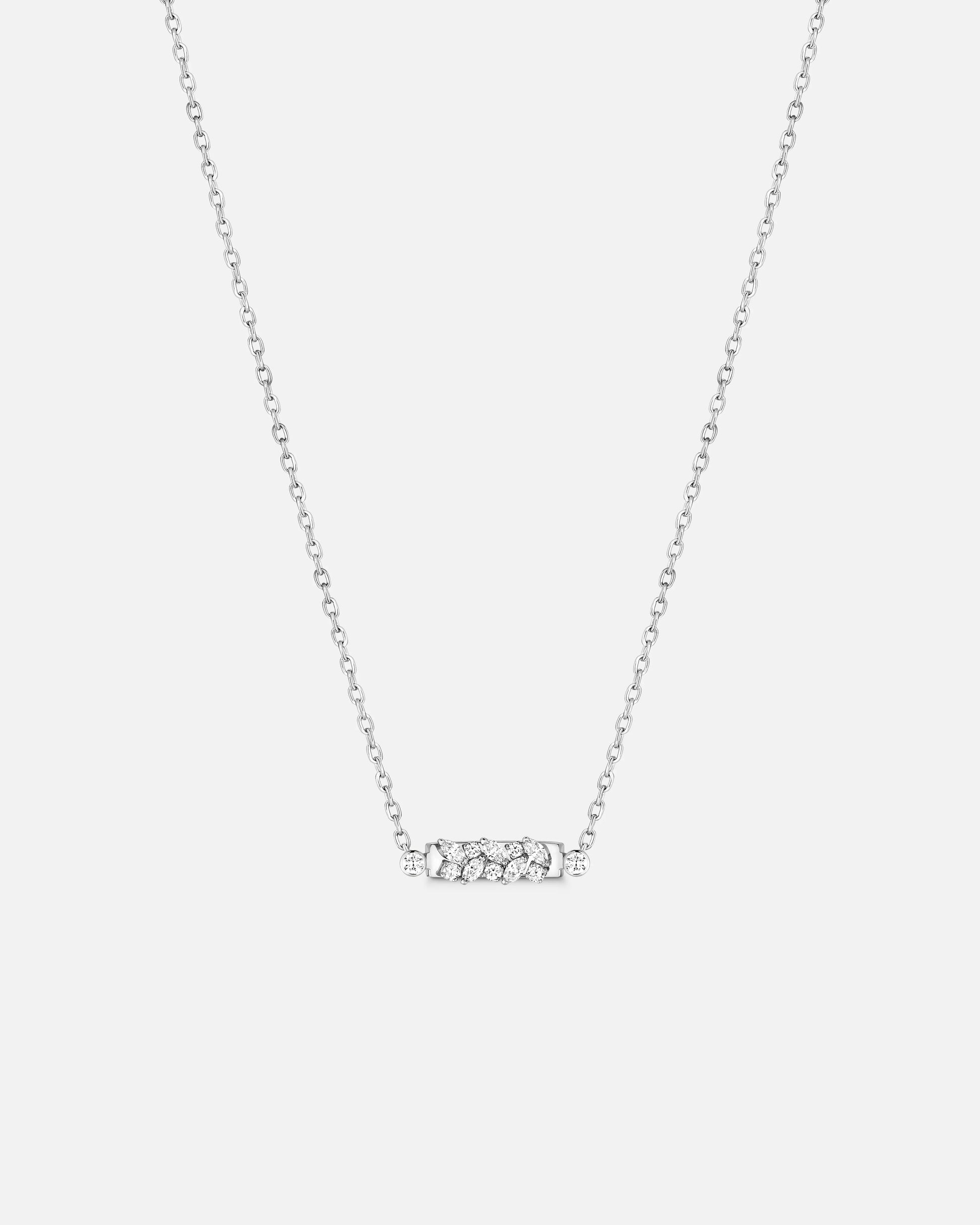 Soirée Mood Pendant in White Gold
