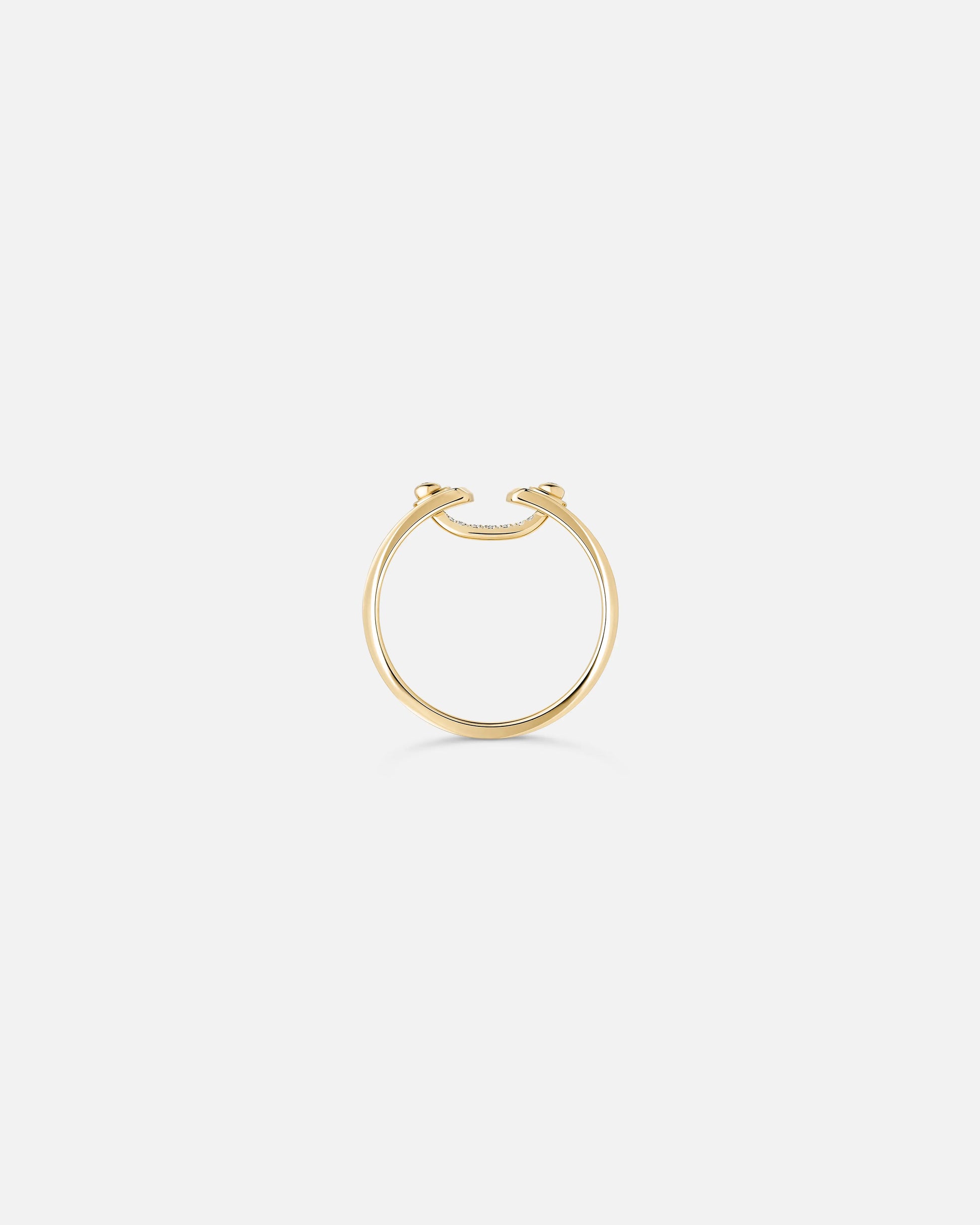 Business Meeting Mood Ring in Yellow Gold