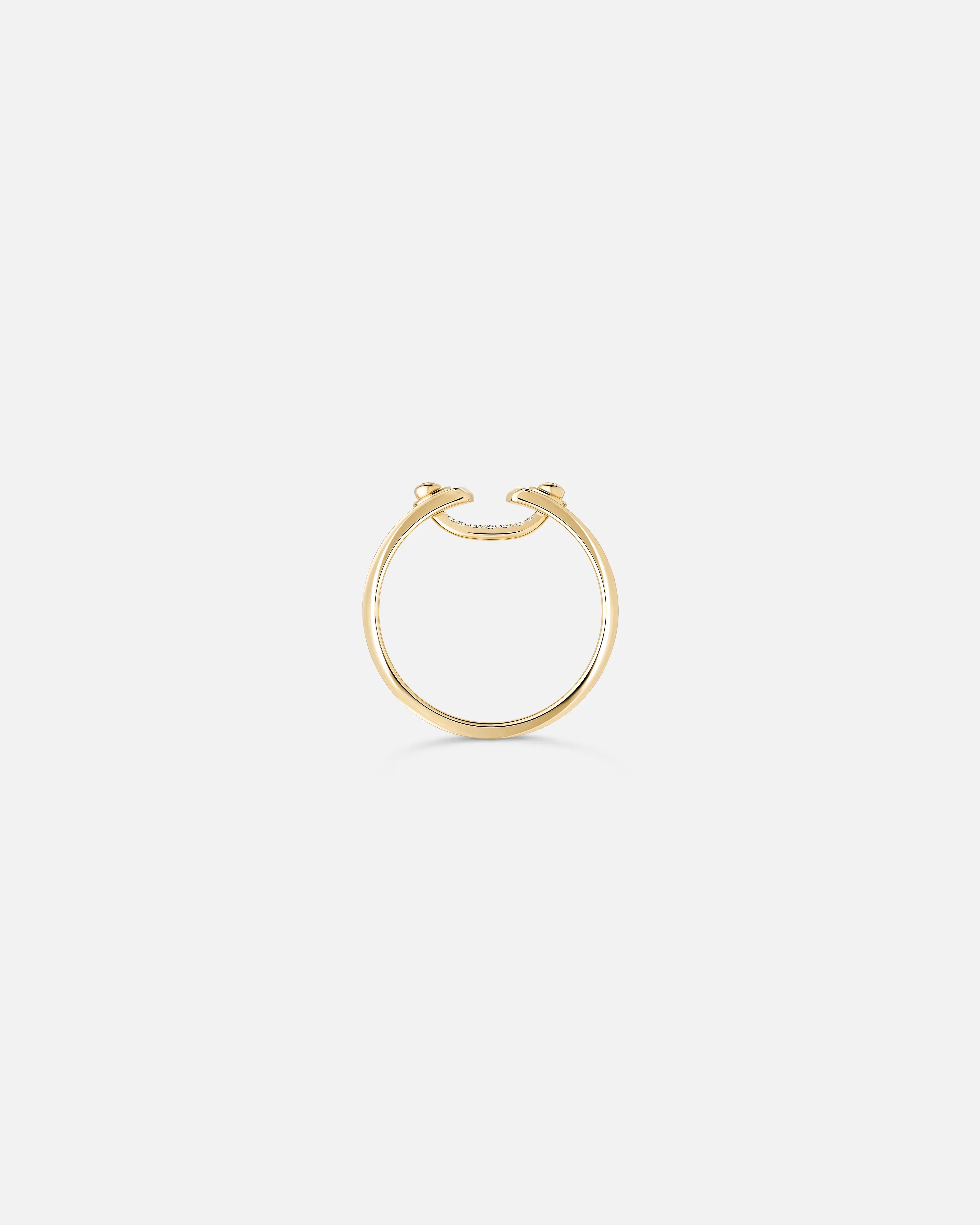 Business Meeting Mood Ring in Yellow Gold