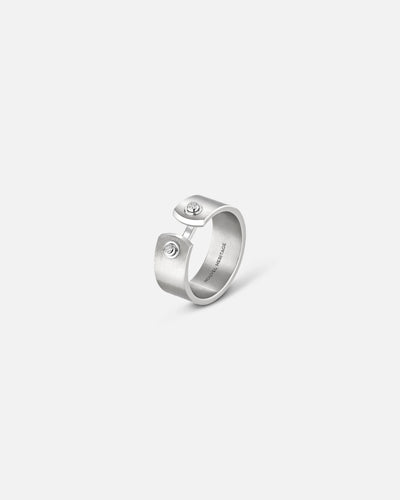 Paris From The Sky Mood Ring in White Gold