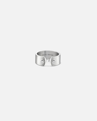 Paris From The Sky Mood Ring in White Gold
