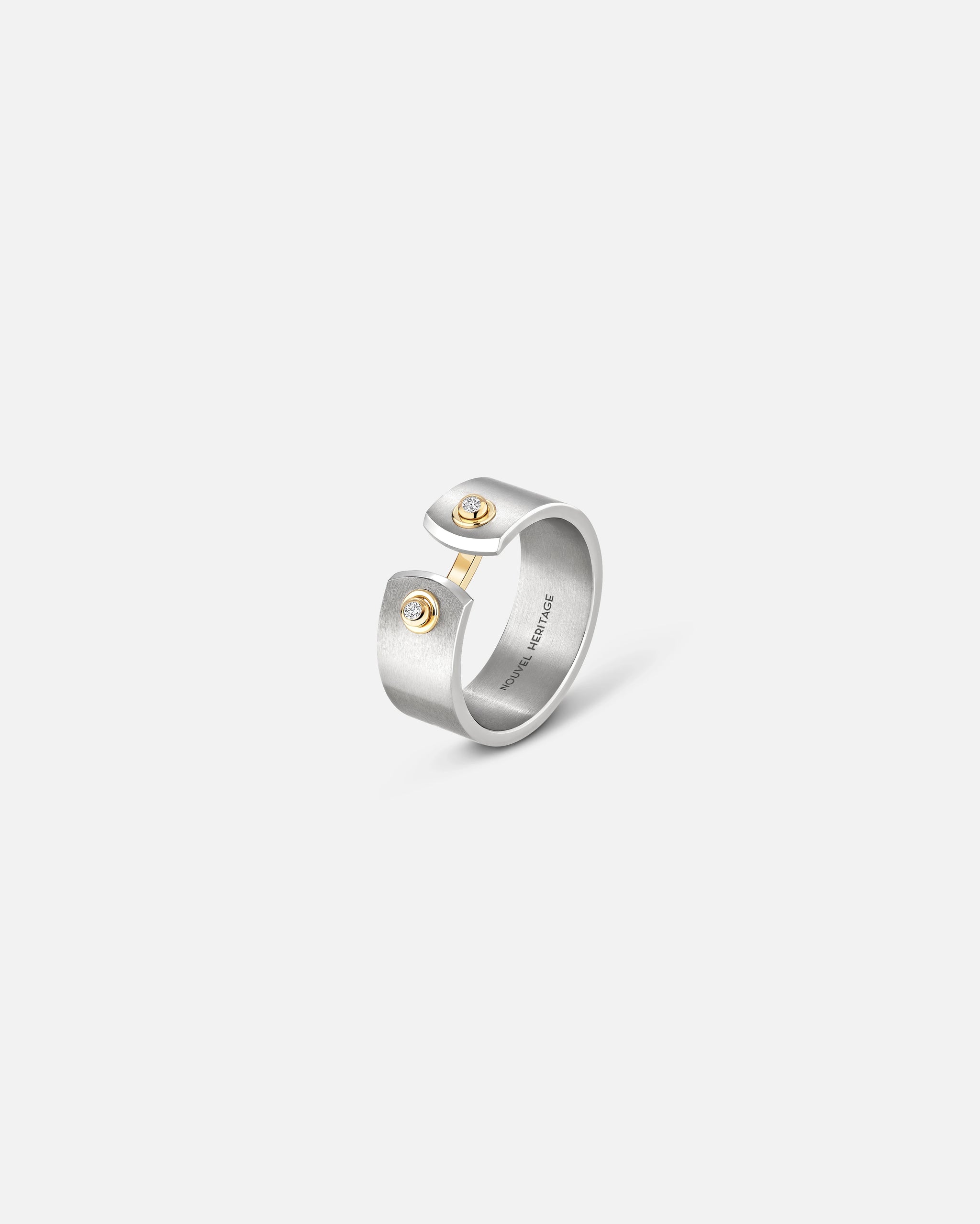 Paris From The Sky Mood Ring in Yellow Gold - 1 - Nouvel Heritage