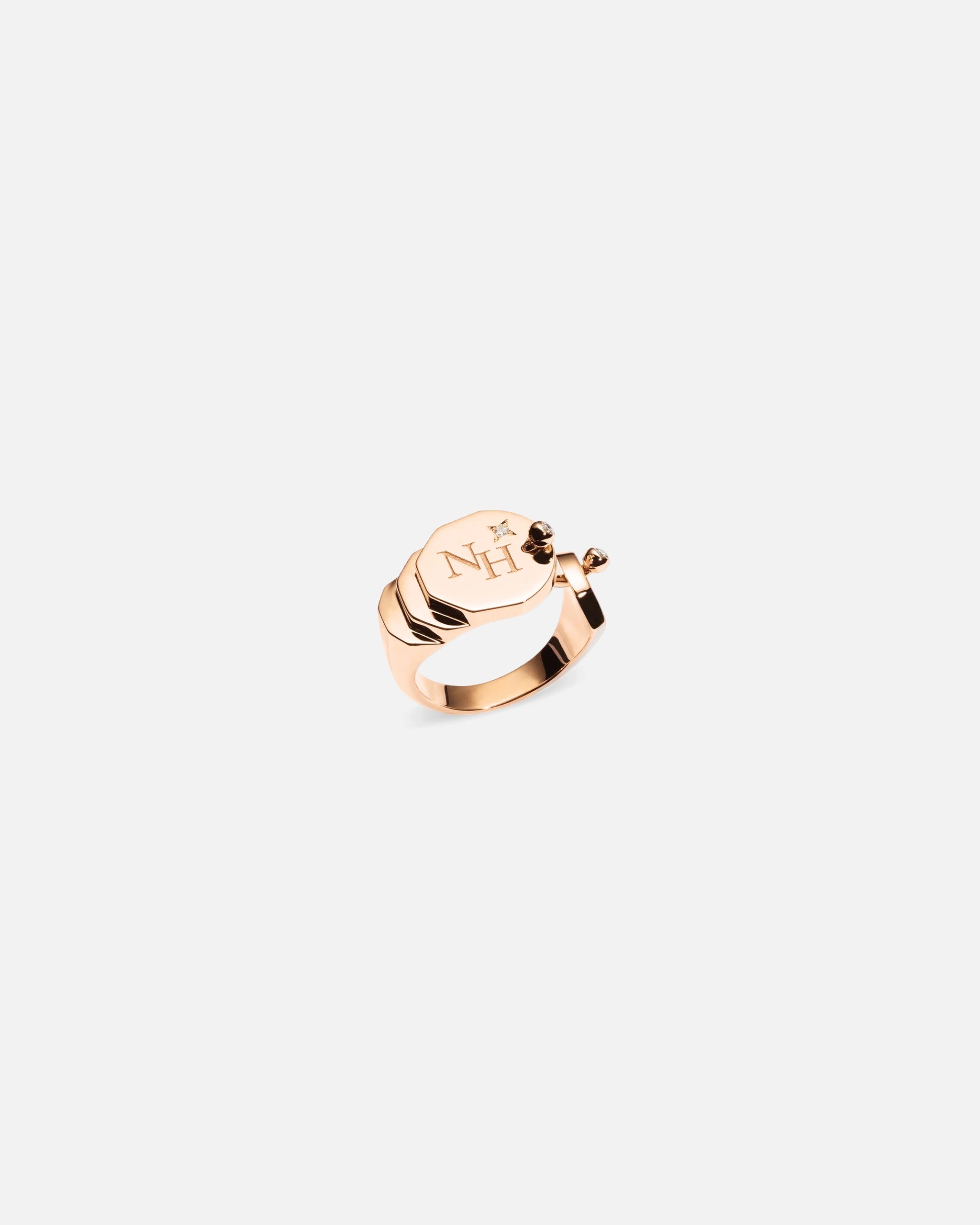 Rose Gold Mood Signet Ring - Nouvel Heritage - Nouvel Heritage