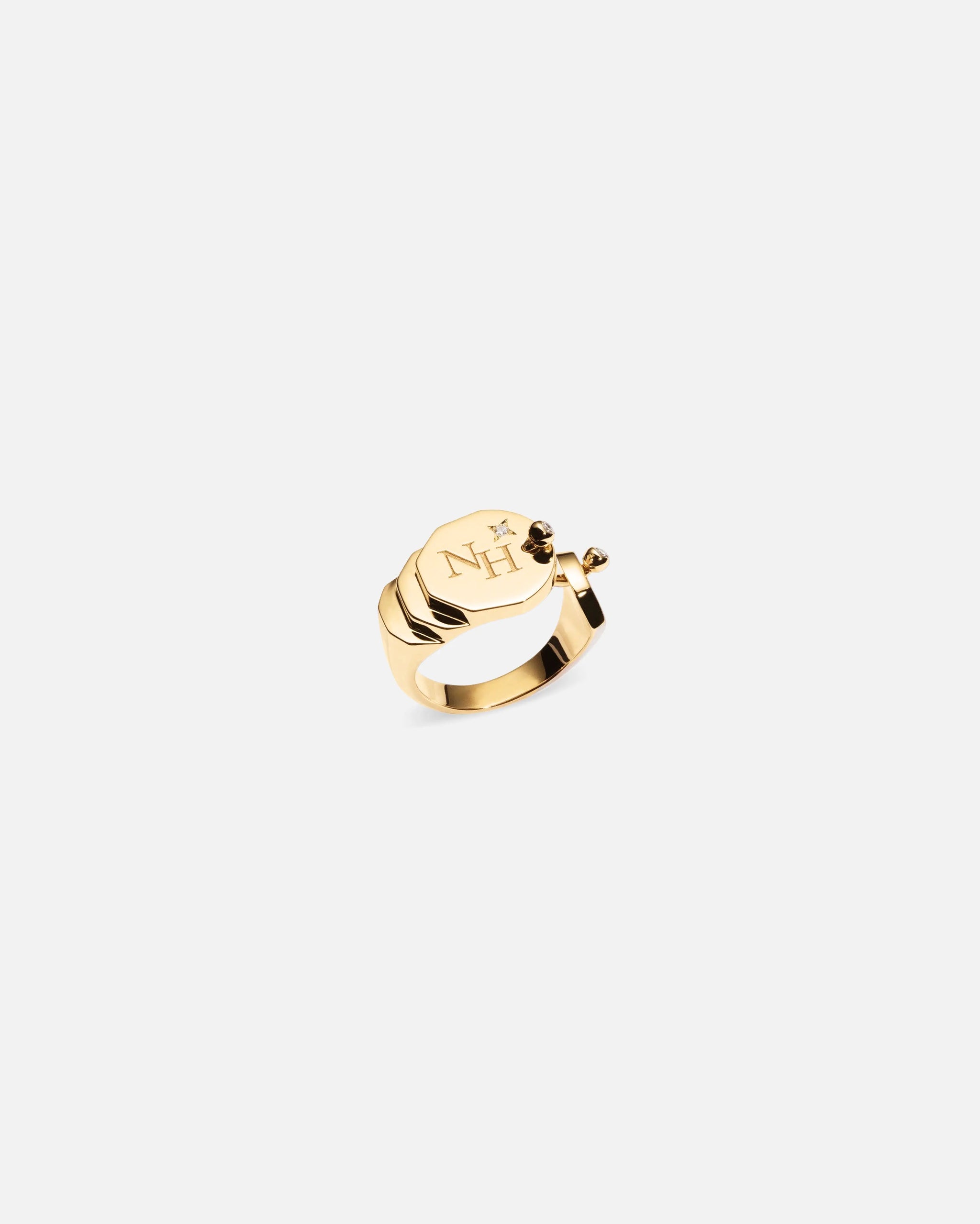 Yellow Gold Mood Signet Ring - Nouvel Heritage - Nouvel Heritage