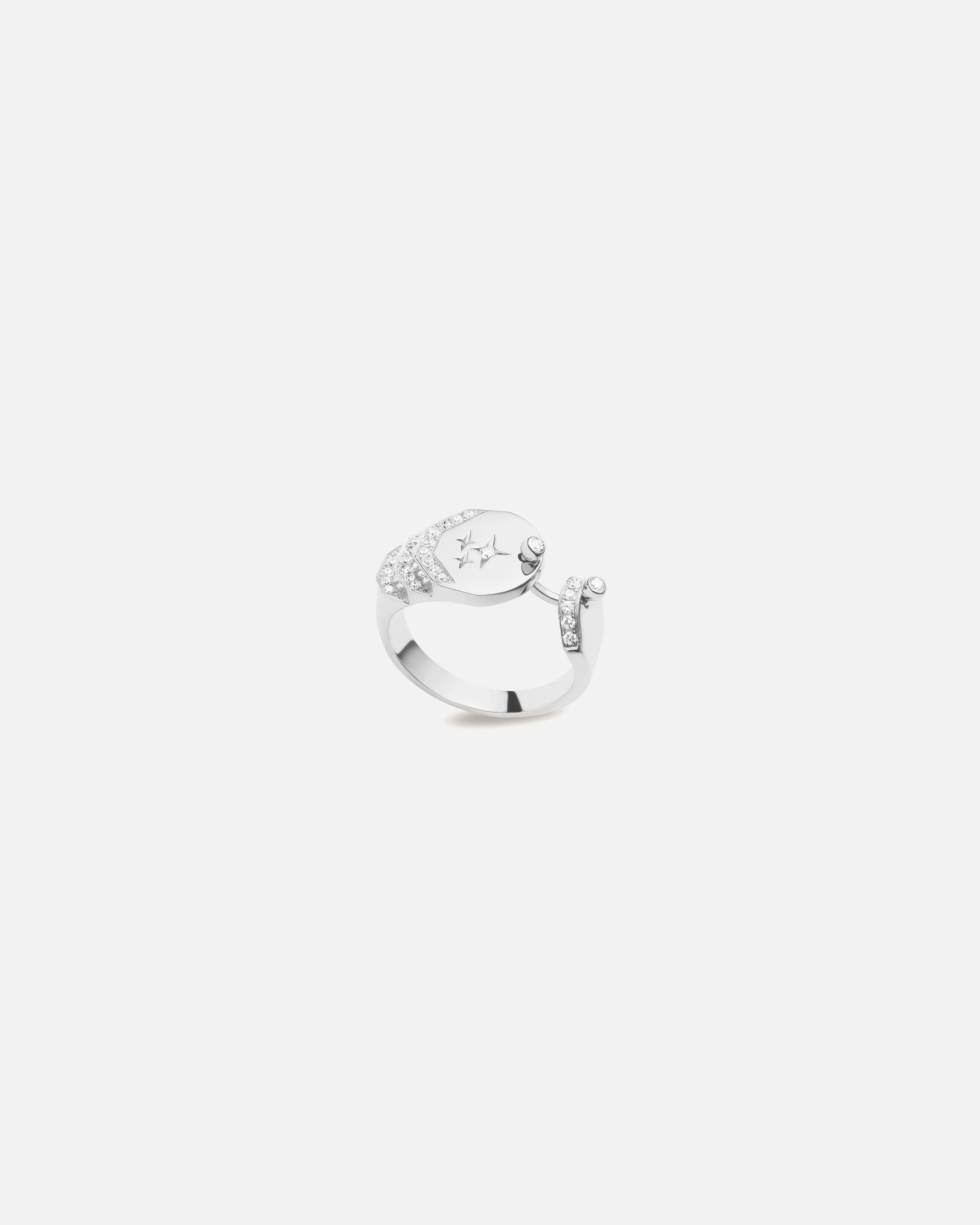 Diamond Mood Sparkles Ring in White Gold – Nouvel Heritage