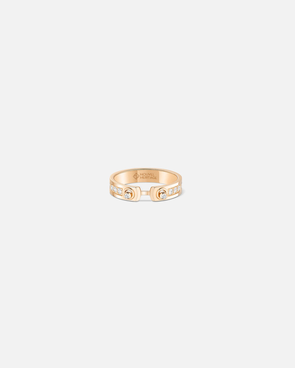 Tuxedo Mood Ring in Rose Gold