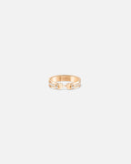 Tuxedo Mood Ring in Rose Gold
