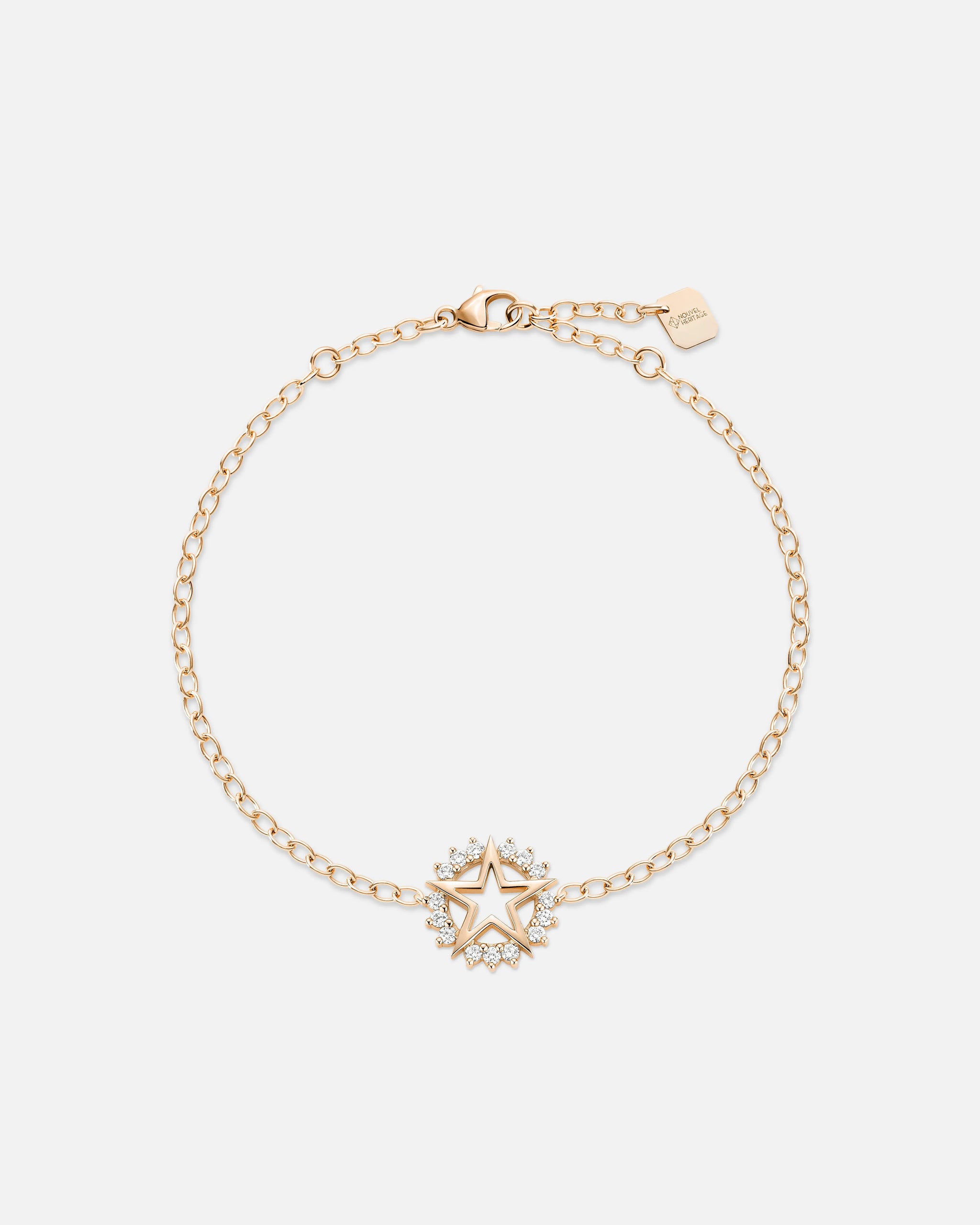 Medium Star Bracelet in Rose Gold - 1 - Nouvel Heritage