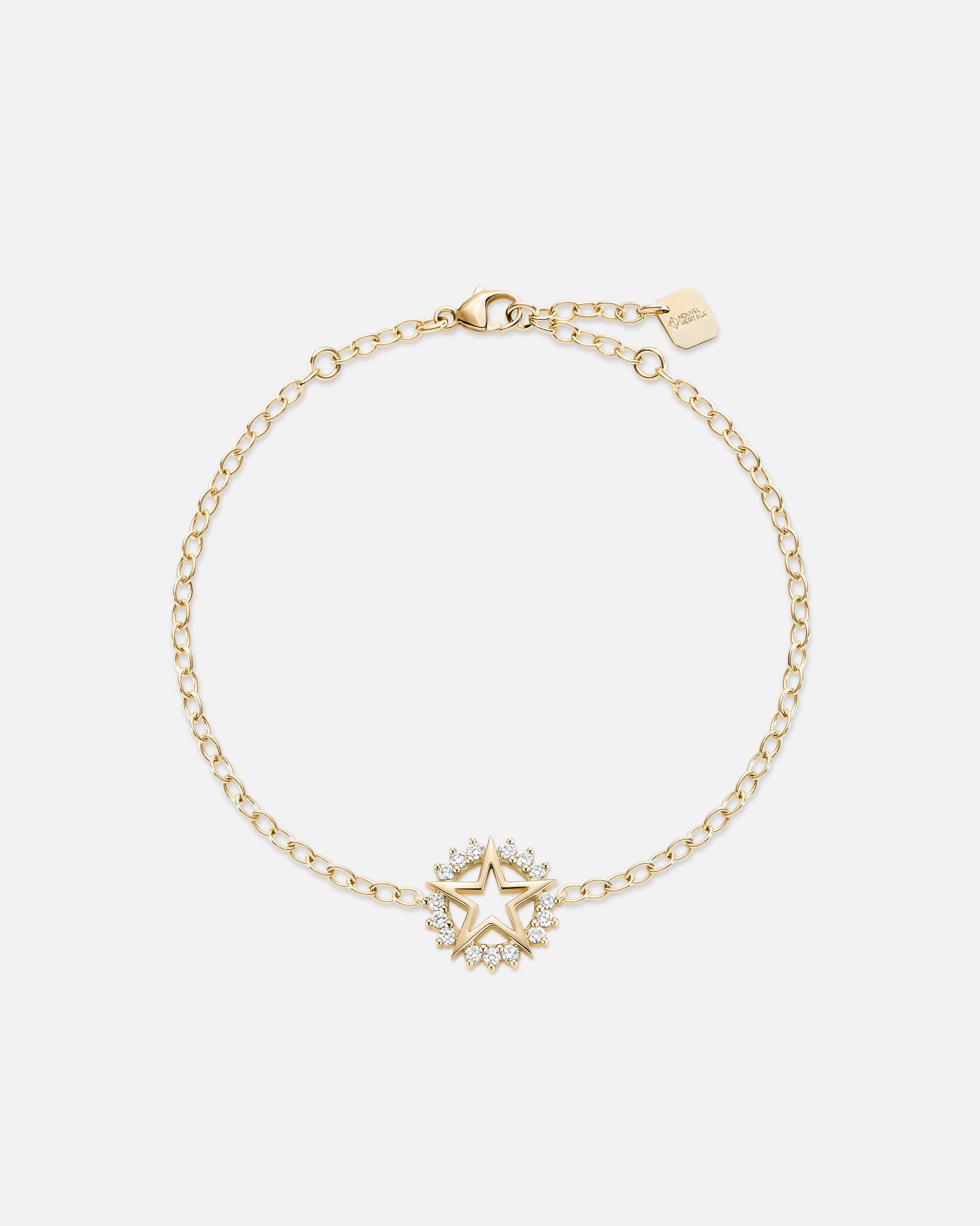 Medium Star Bracelet in Yellow Gold - 1 - Nouvel Heritage