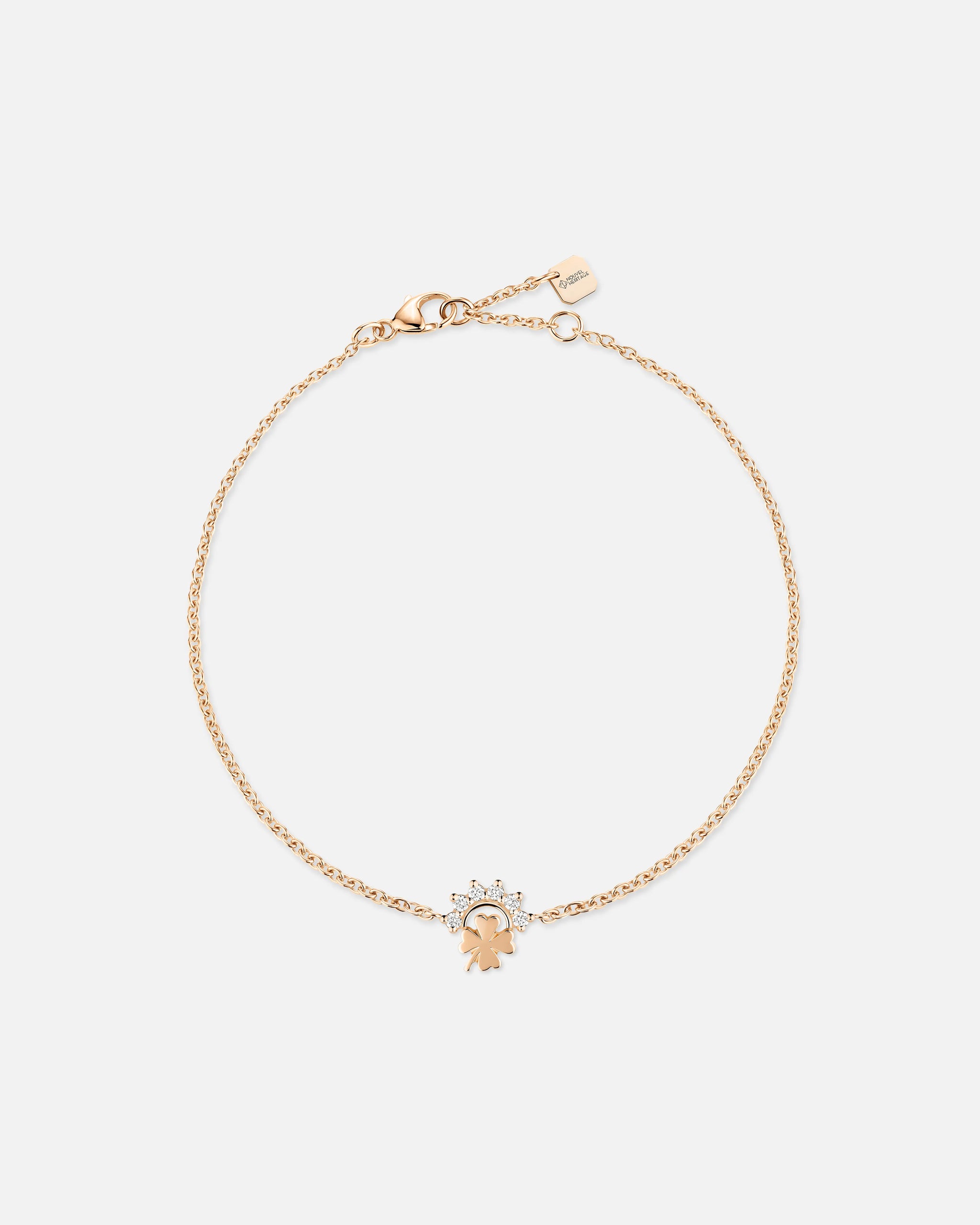Small Luck Bracelet in Rose Gold - 1 - Nouvel Heritage