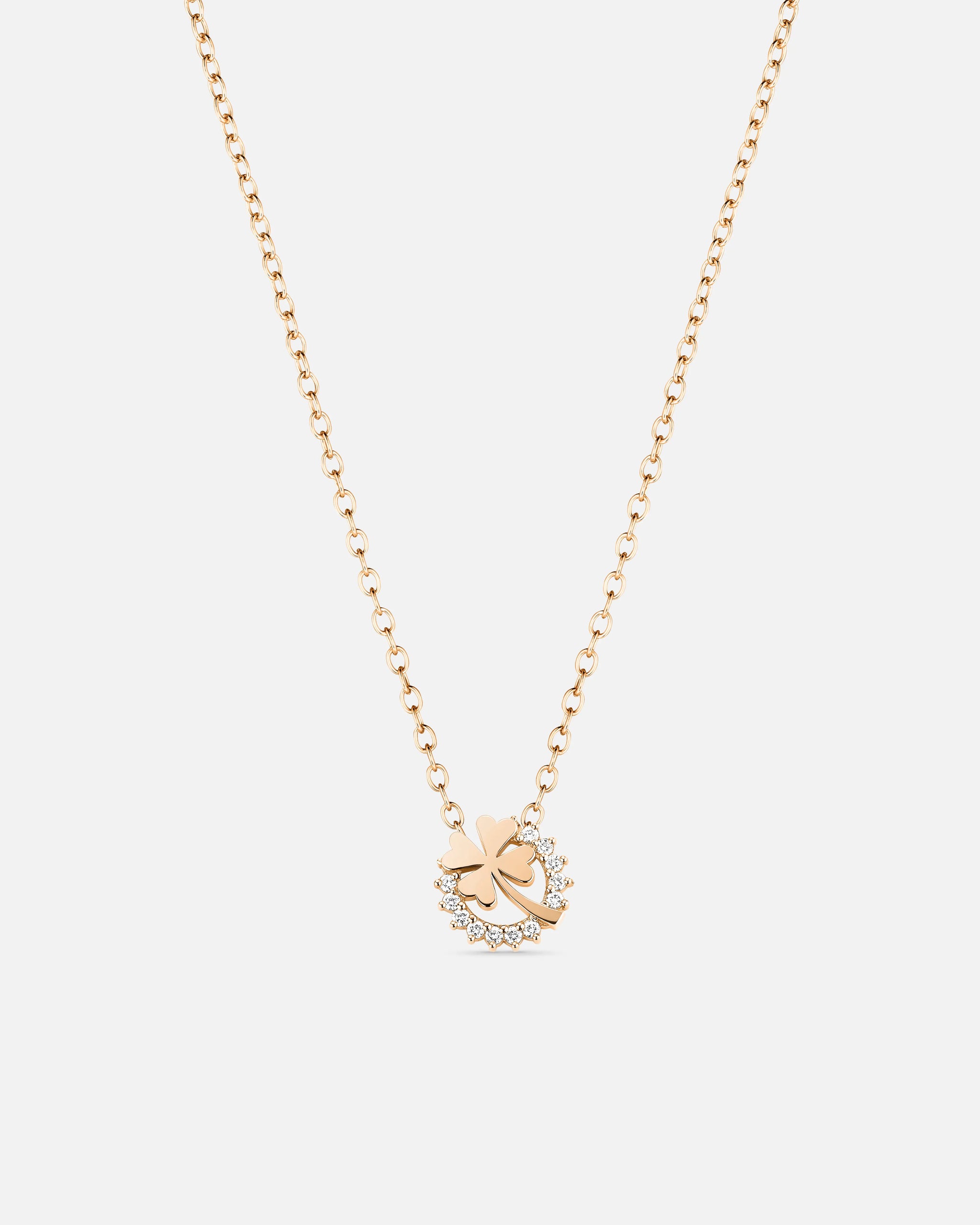 Medium Luck Pendant in Rose Gold - 1 - Nouvel Heritage