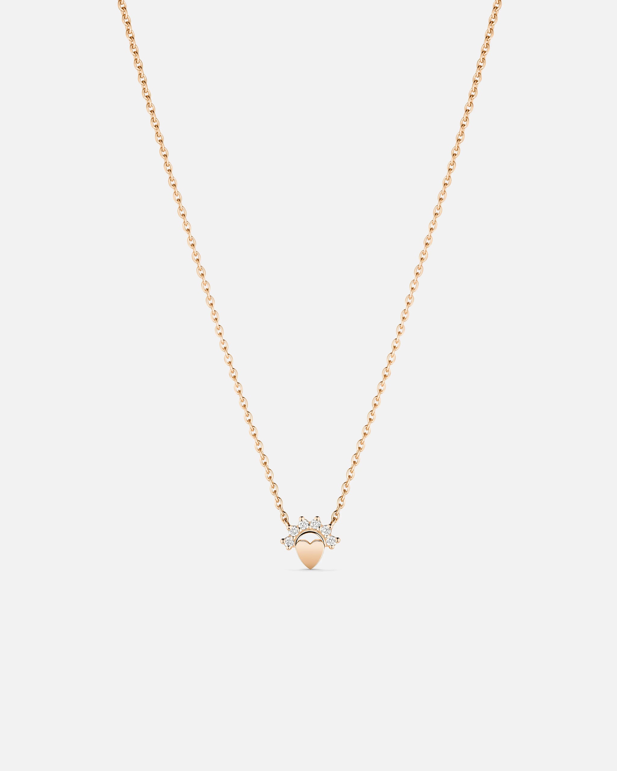 Small Love Pendant in Rose Gold - 1 - Nouvel Heritage