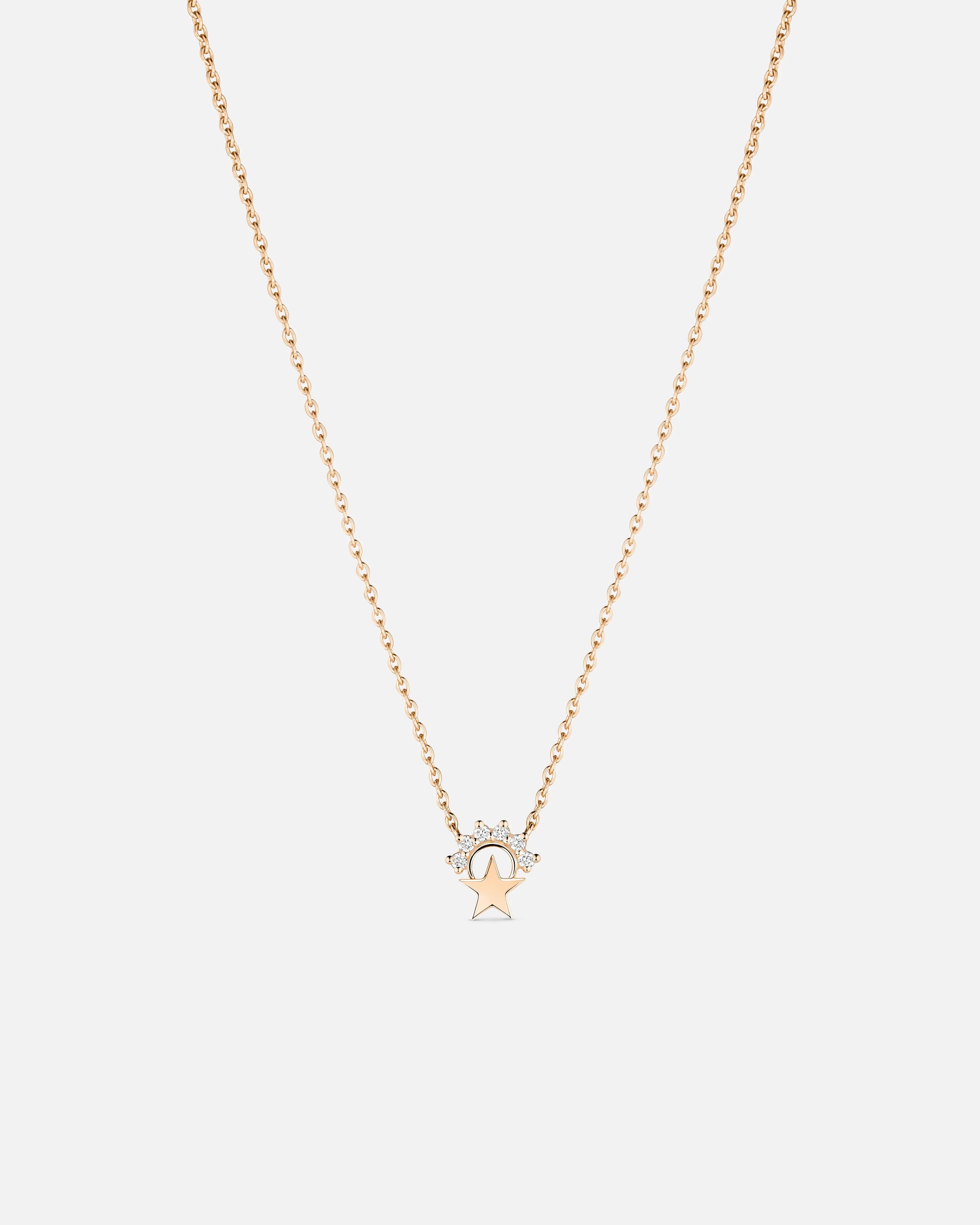 Small Star Pendant in Rose Gold - 1 - Nouvel Heritage