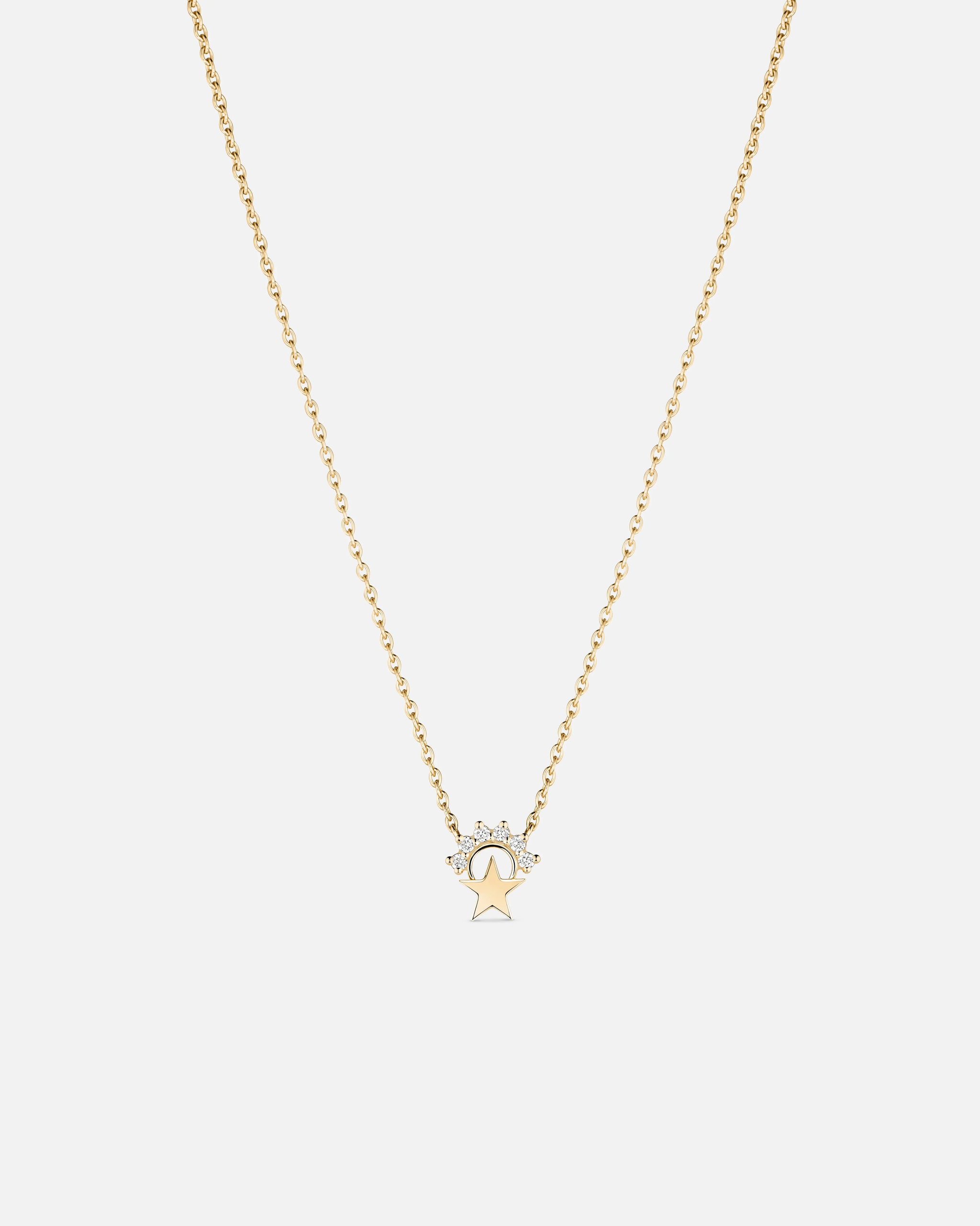 Small Star Pendant in Yellow Gold - 1 - Nouvel Heritage