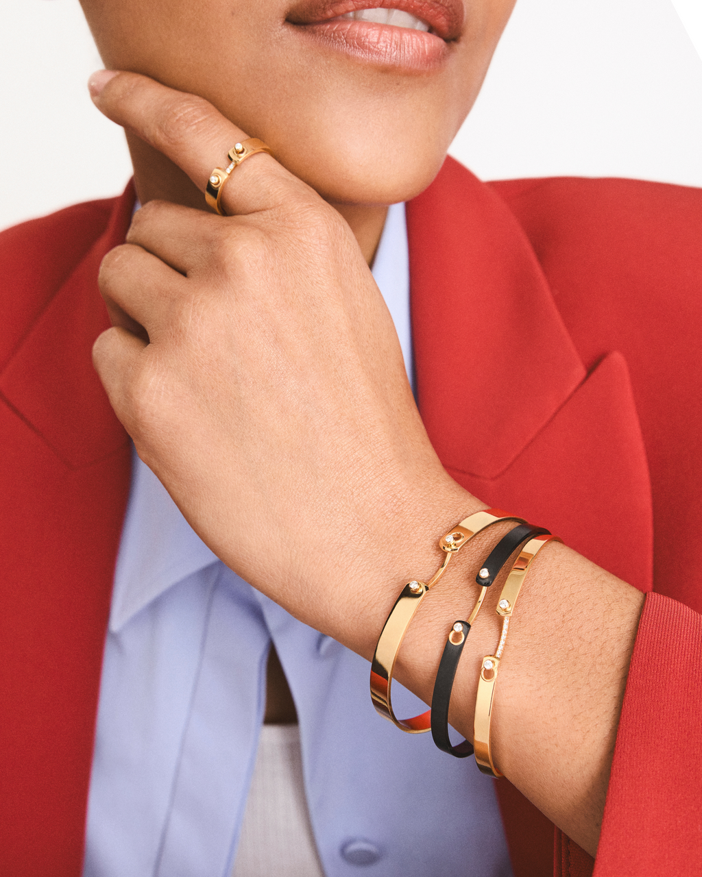 Bracelet Mood Midnight In Manhattan en Or Rose